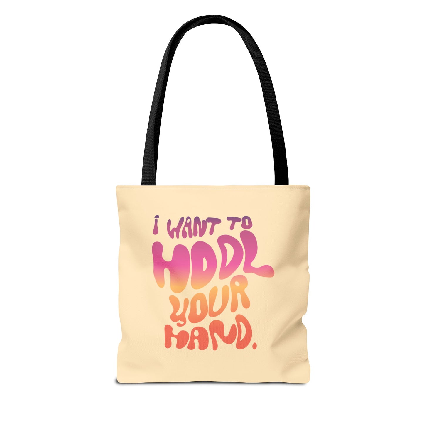 'I Want To HODL Your Hand' AOP Tote Bag