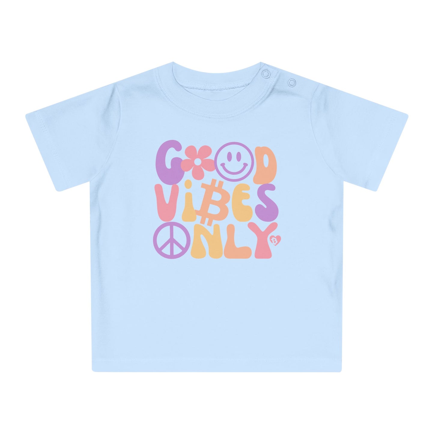 Good Vibes Only Organic Cotton Baby T-Shirt