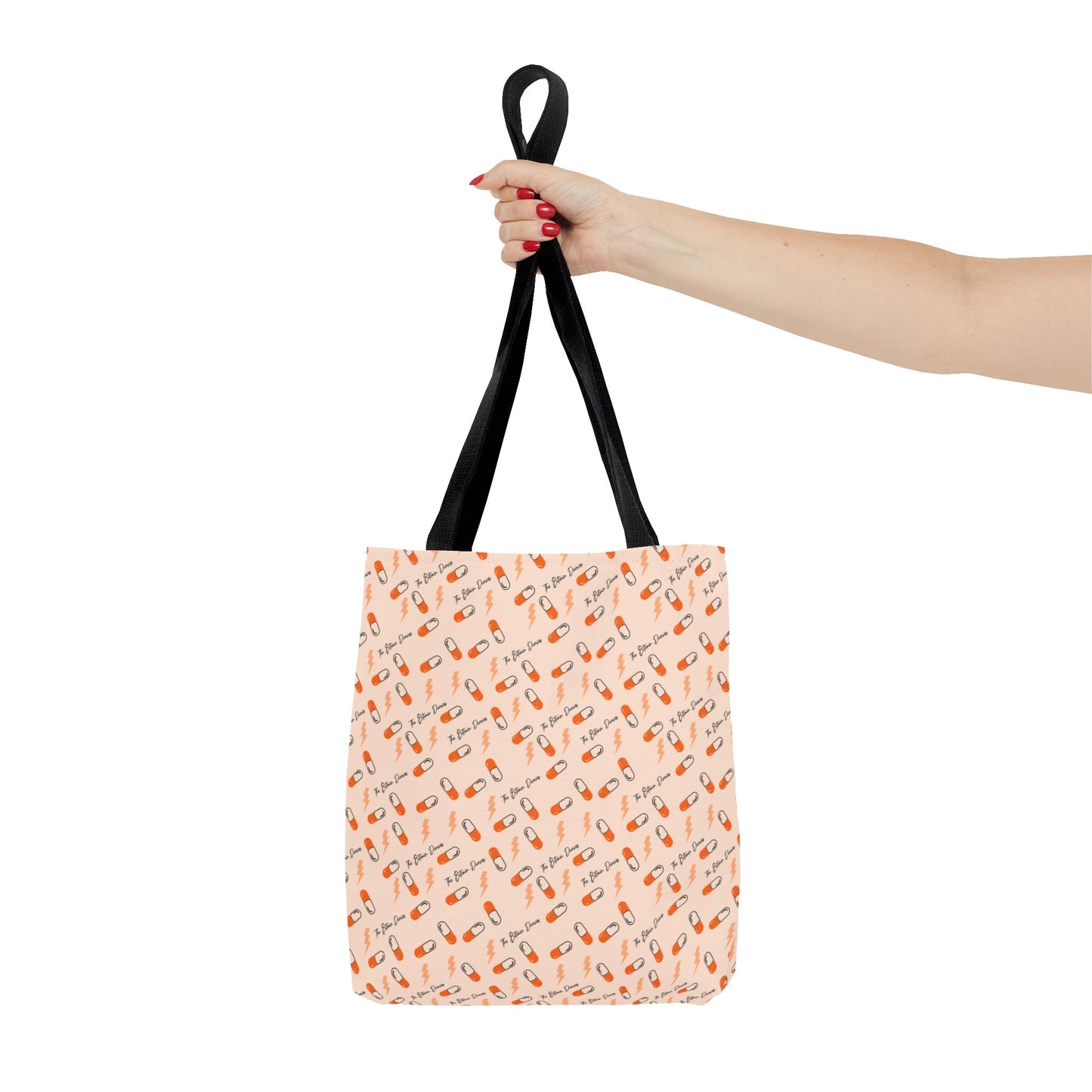Orange Pill Tote Bag