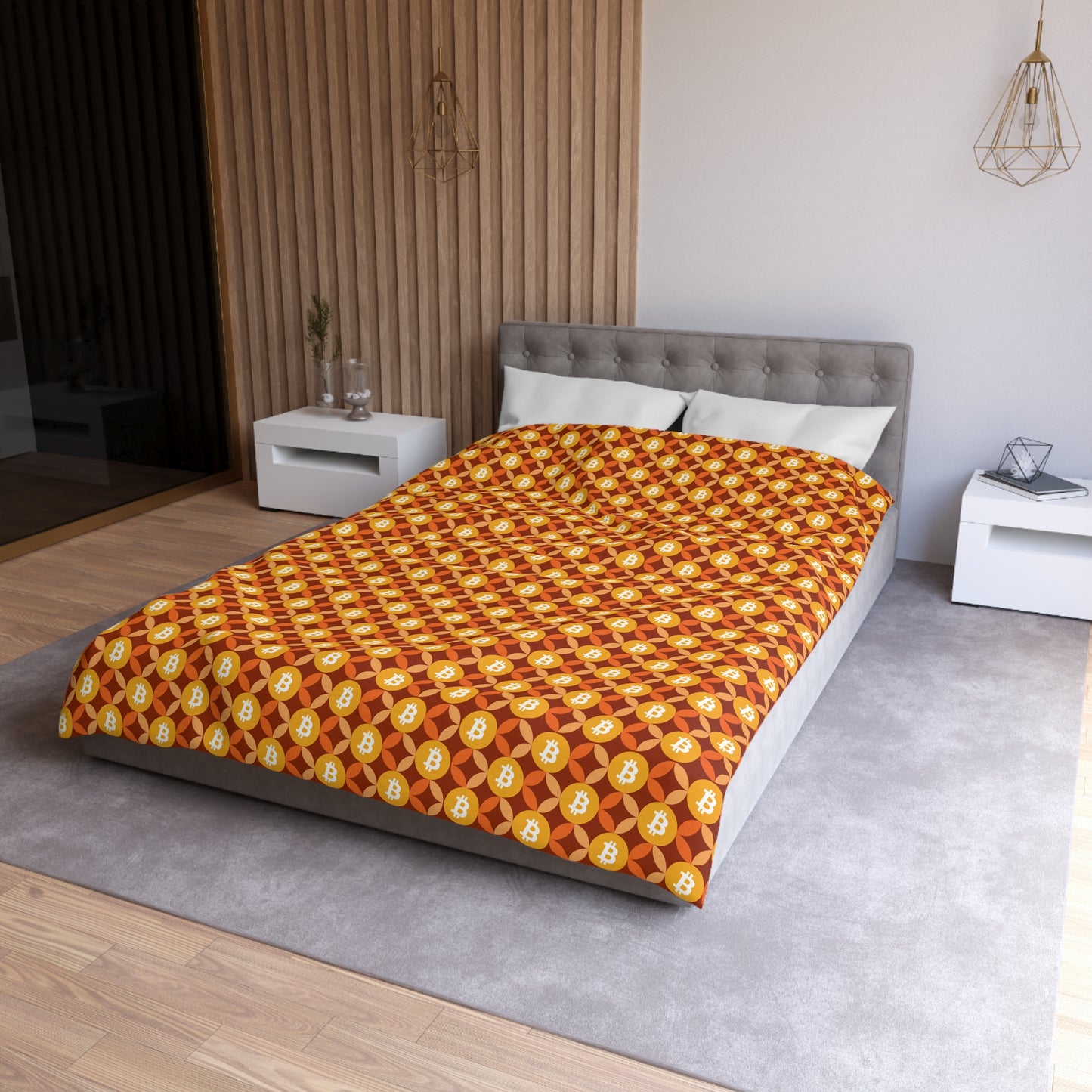 AirBTC Bitcoin 1975 Microfiber Duvet Cover