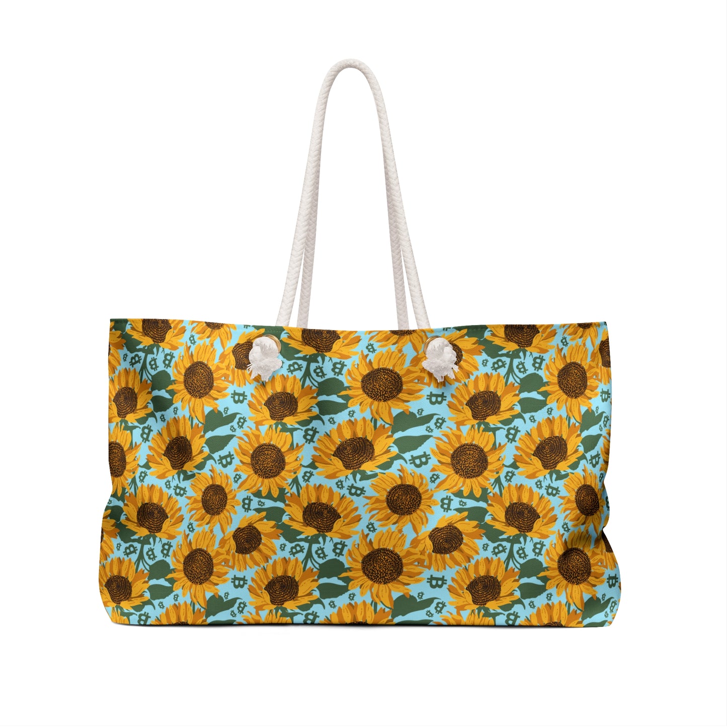 Bitcoin Sunflowers Weekender Bag