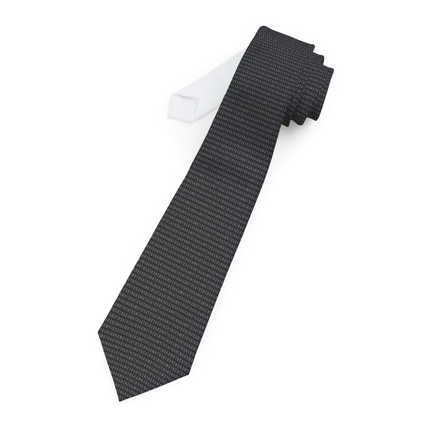 Black Satoshi Nakamoto Necktie