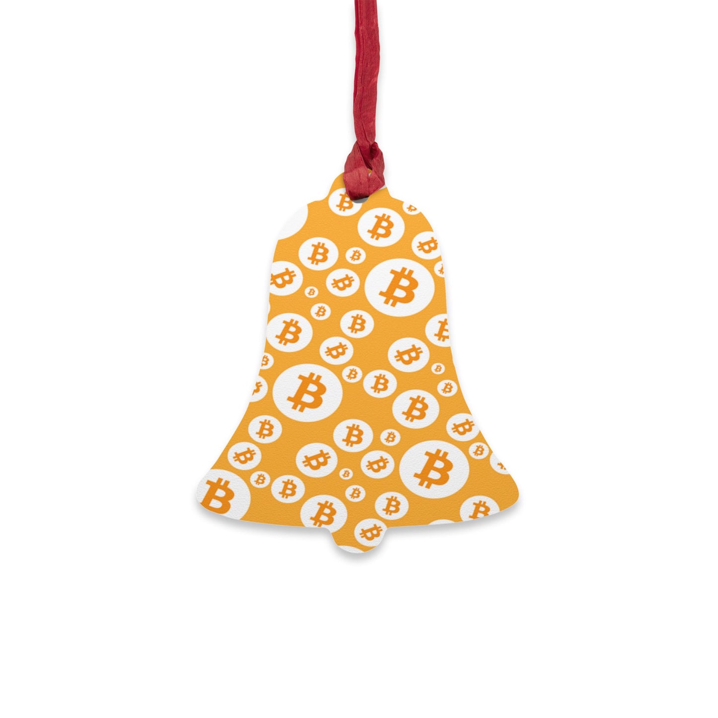 Bitcoin Polkadot Wooden Ornament