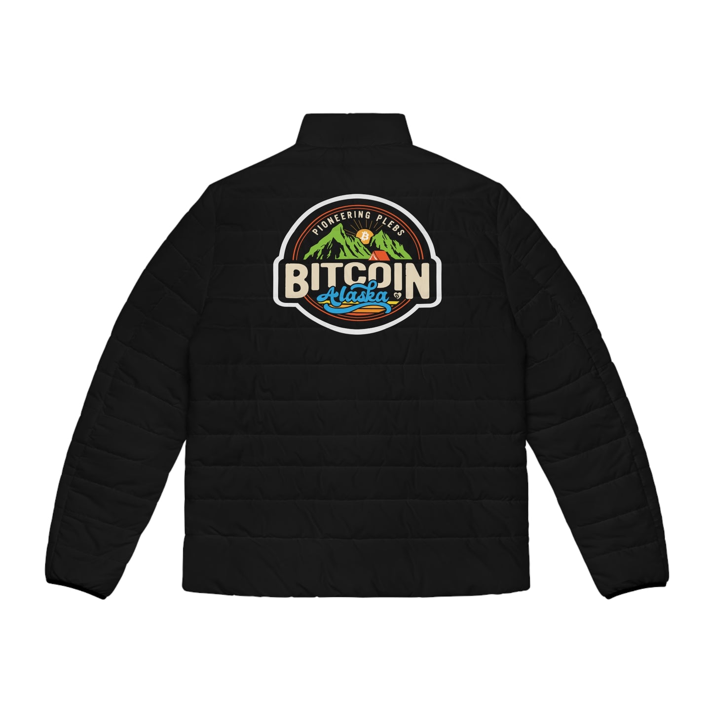 Bitcoin Alaska Men's Adventure Puffer Jacket