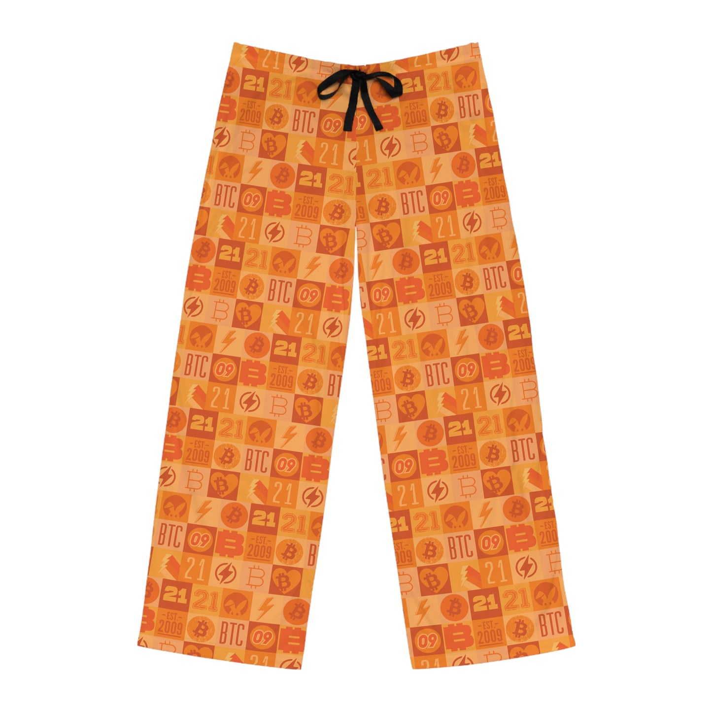 Orange Bitcoin Journey Men's Pyjama Pants