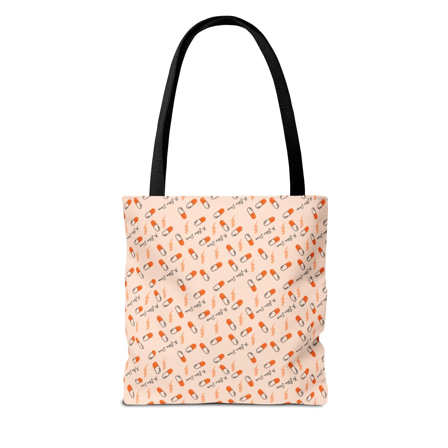 Orange Pill Tote Bag