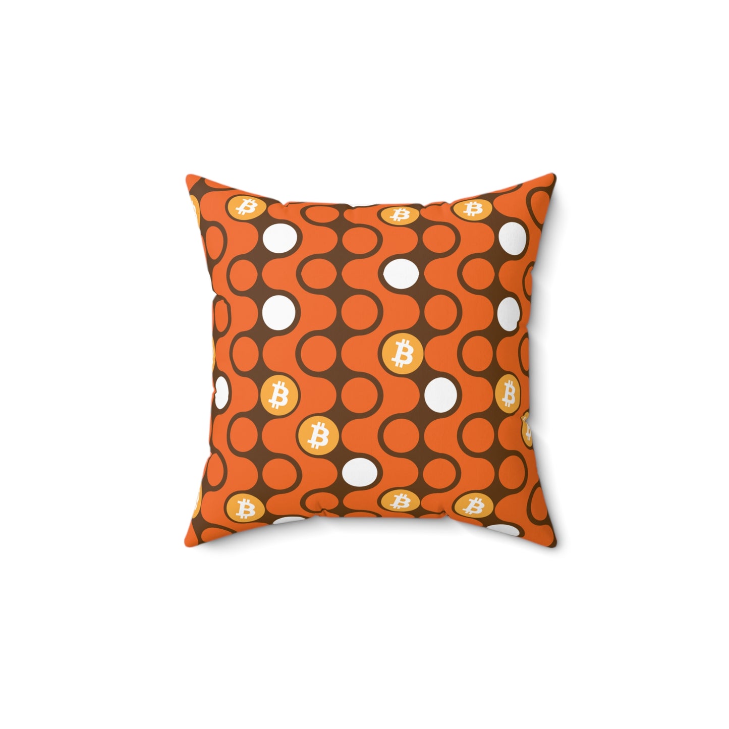 AirBTC Bitcoin Nanna Square Pillow