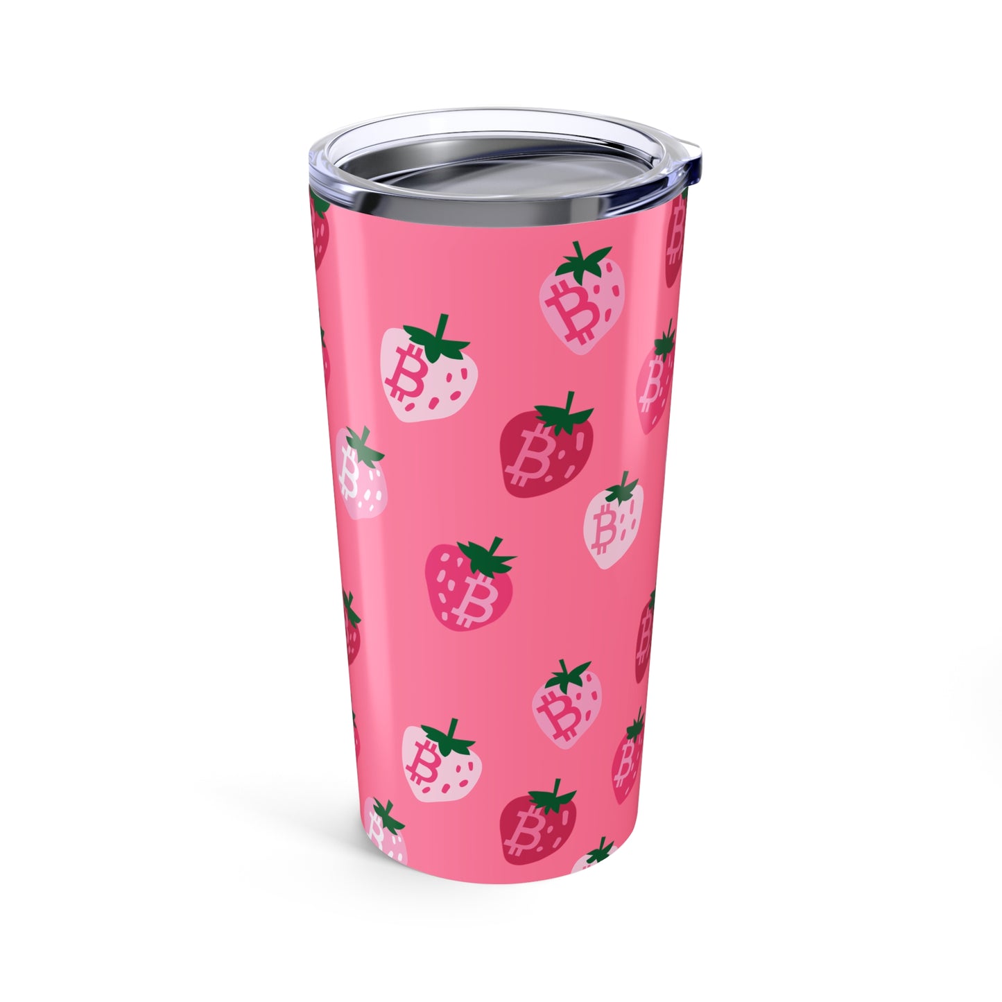 StrawBerry Bitcoin Tumbler 20oz