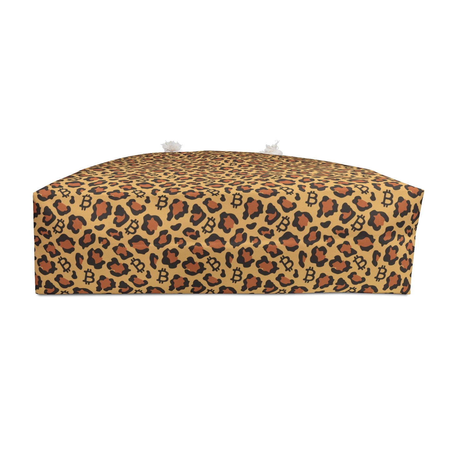 Leopard Print Bitcoin Weekender Bag