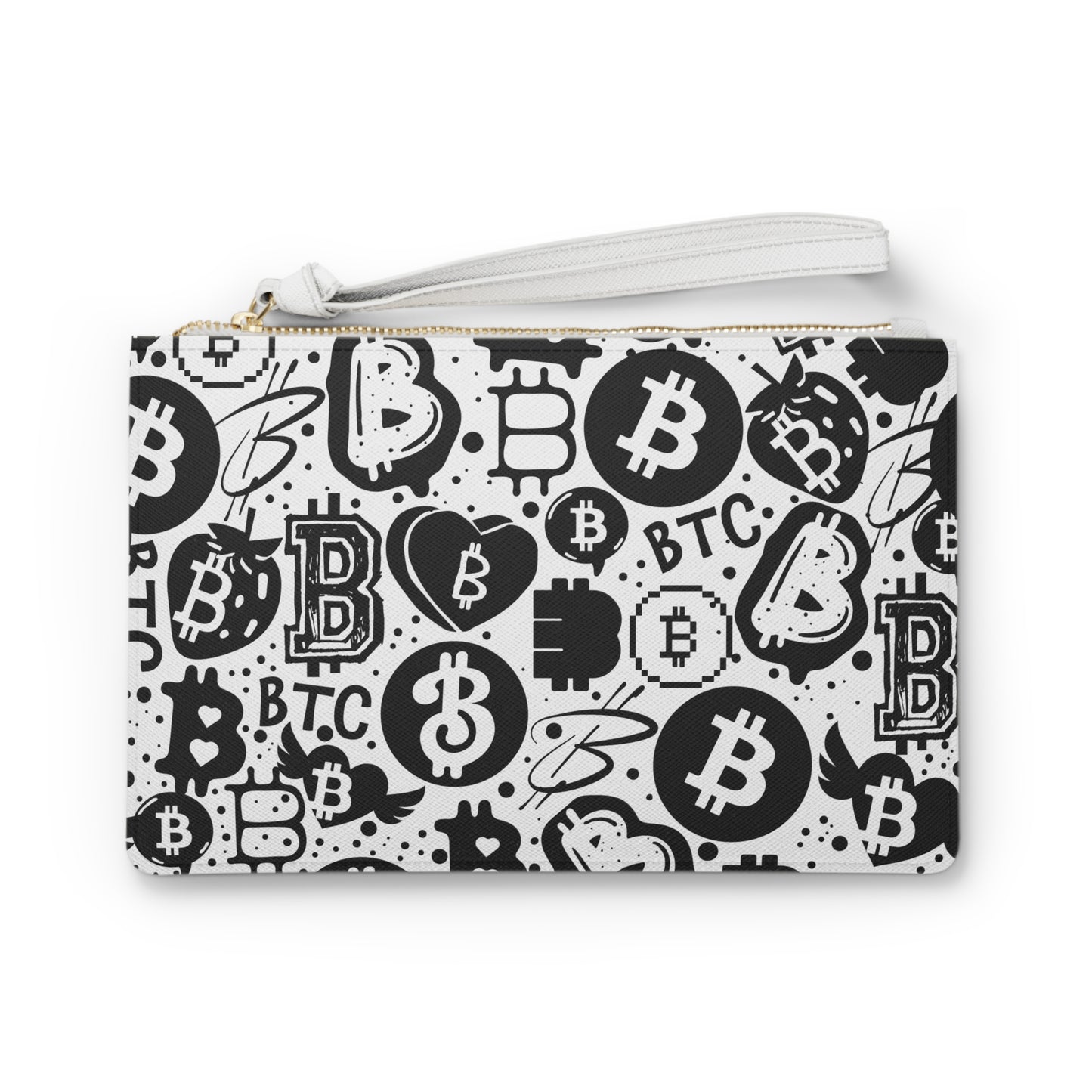 Read All About It Bitcoin Clutch Bag