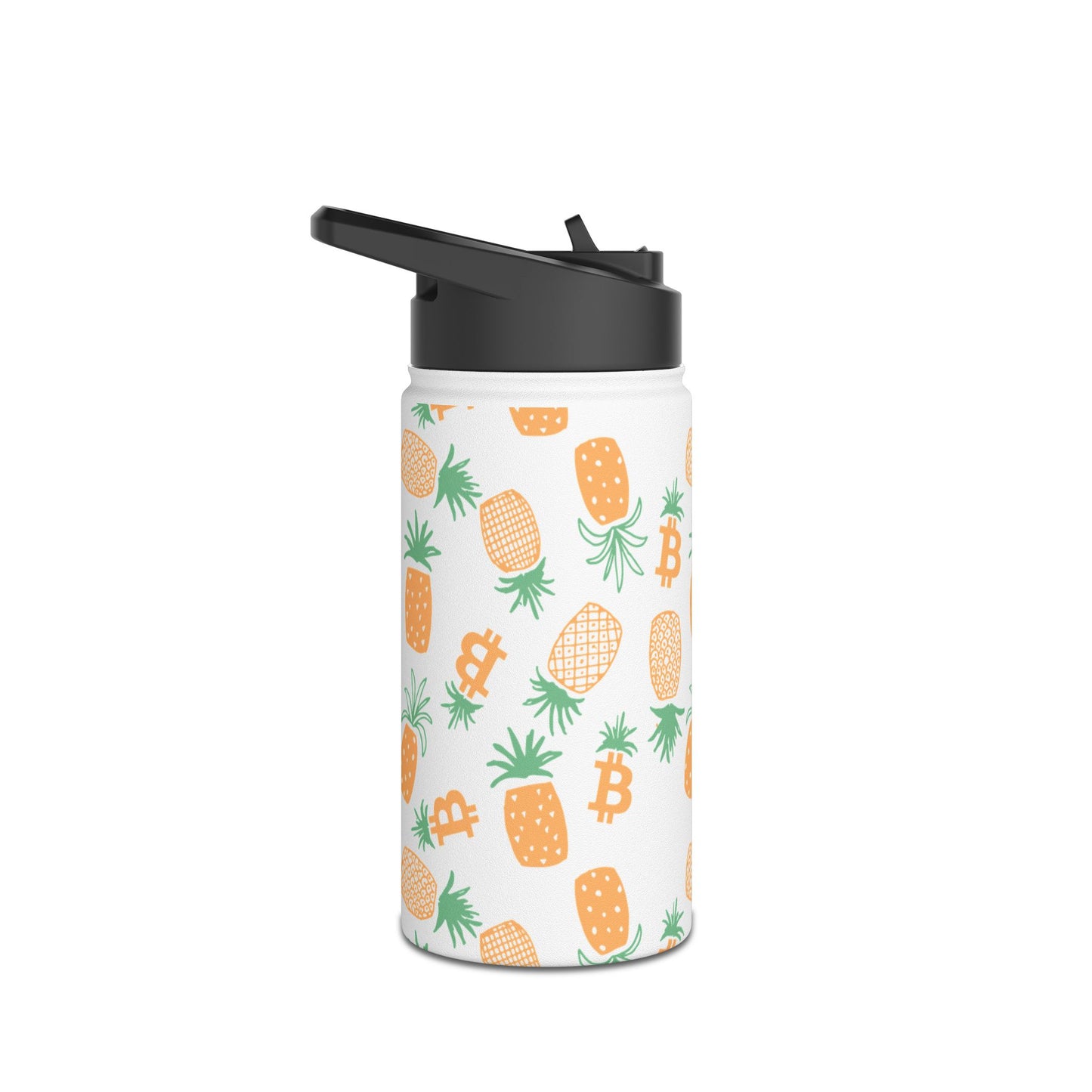Bitcoin Pineapples Stainless Steel Water Bottle