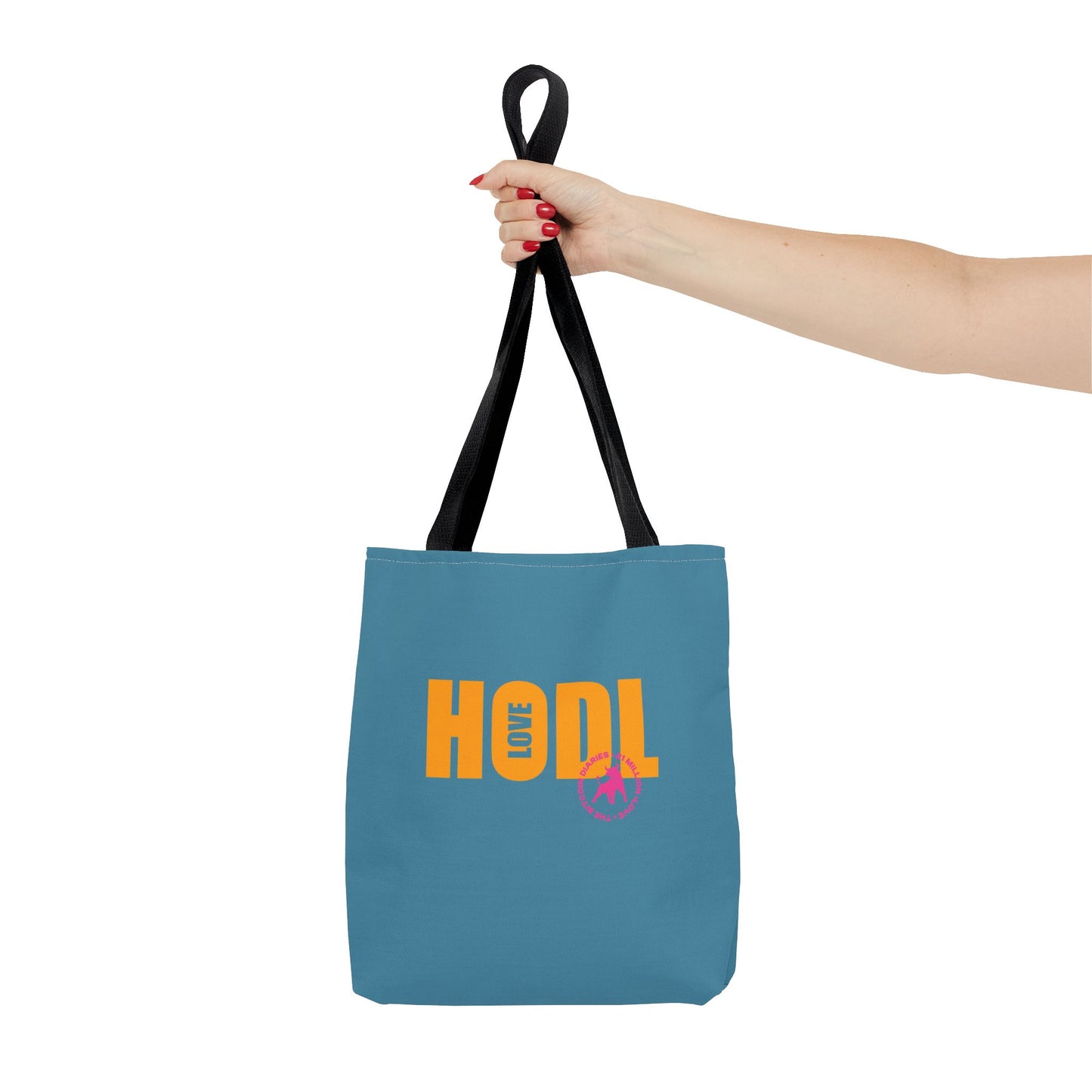 HODL Love AOP Tote Bag