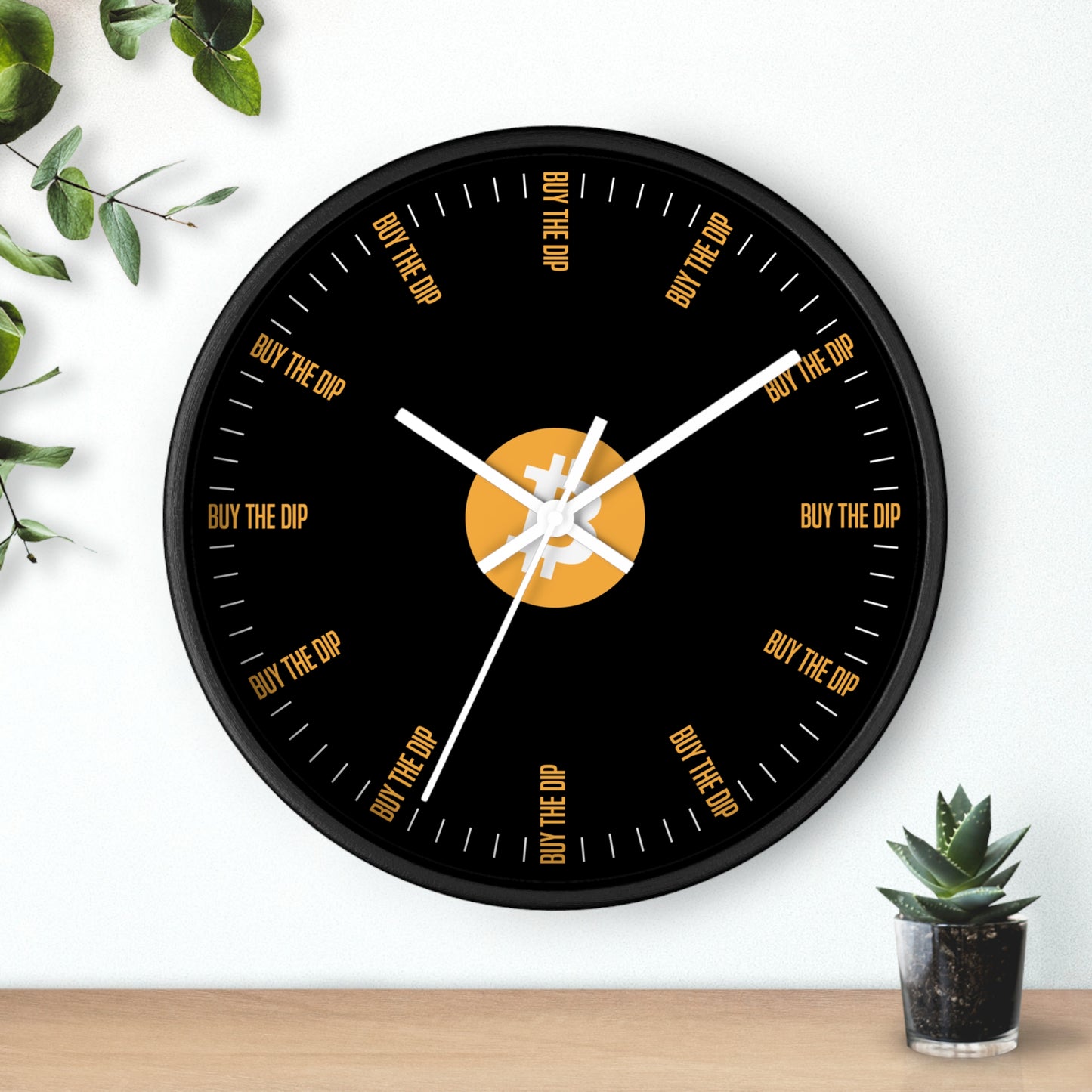 Bitcoin Classic 'Buy the Dip' Wall Clock