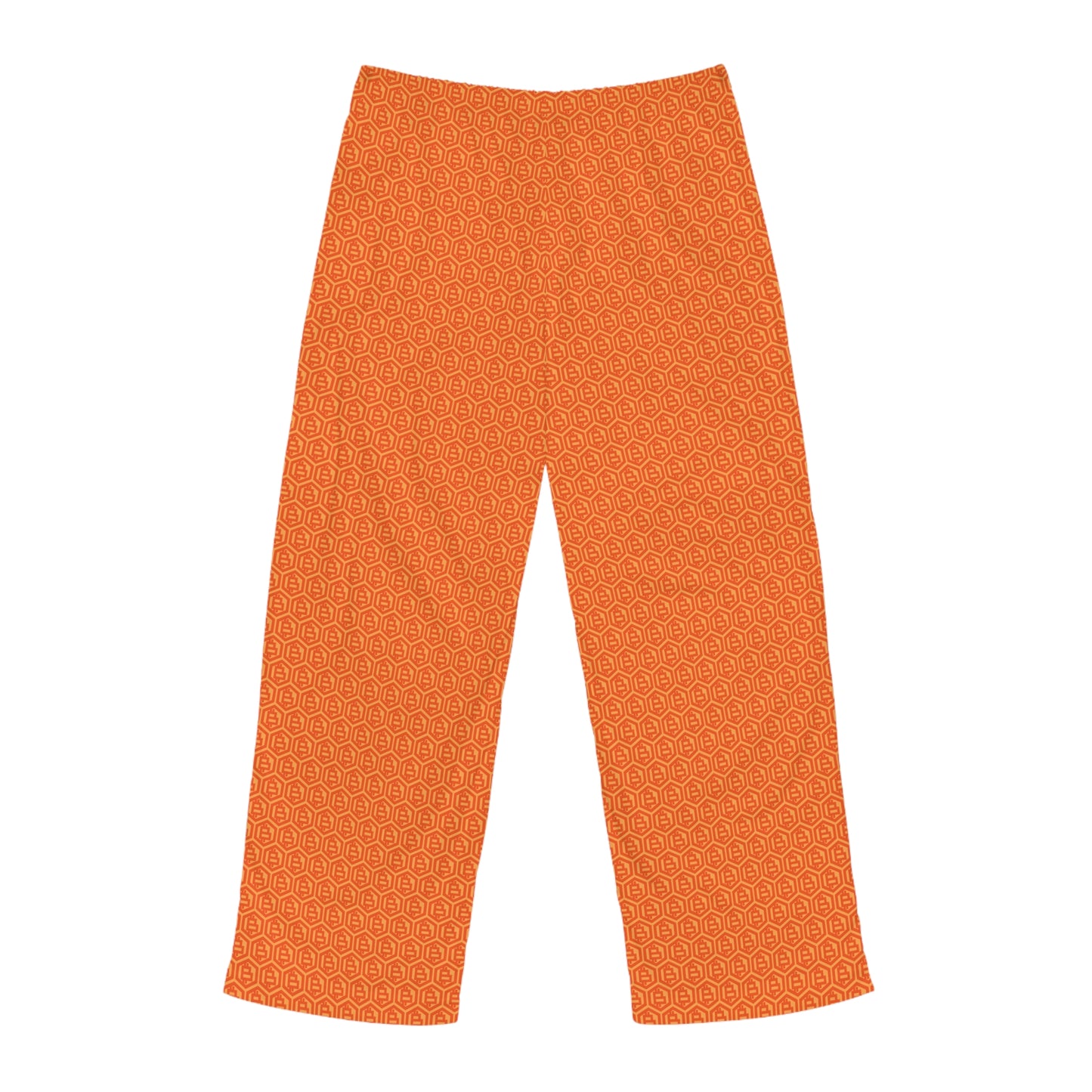 Bitcoin Orange Hex Men's Pyjama Pants
