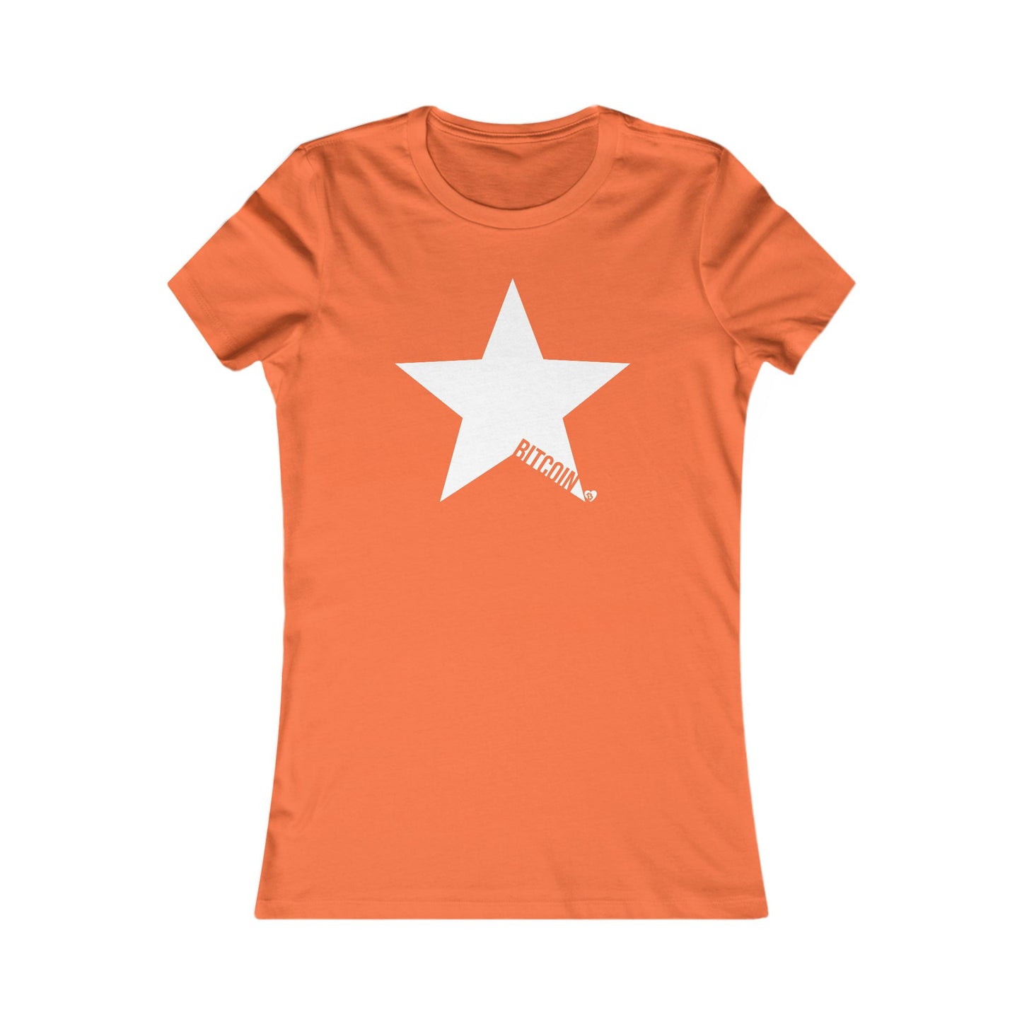 Big Bitcoin Star Slim Fit T-Shirt