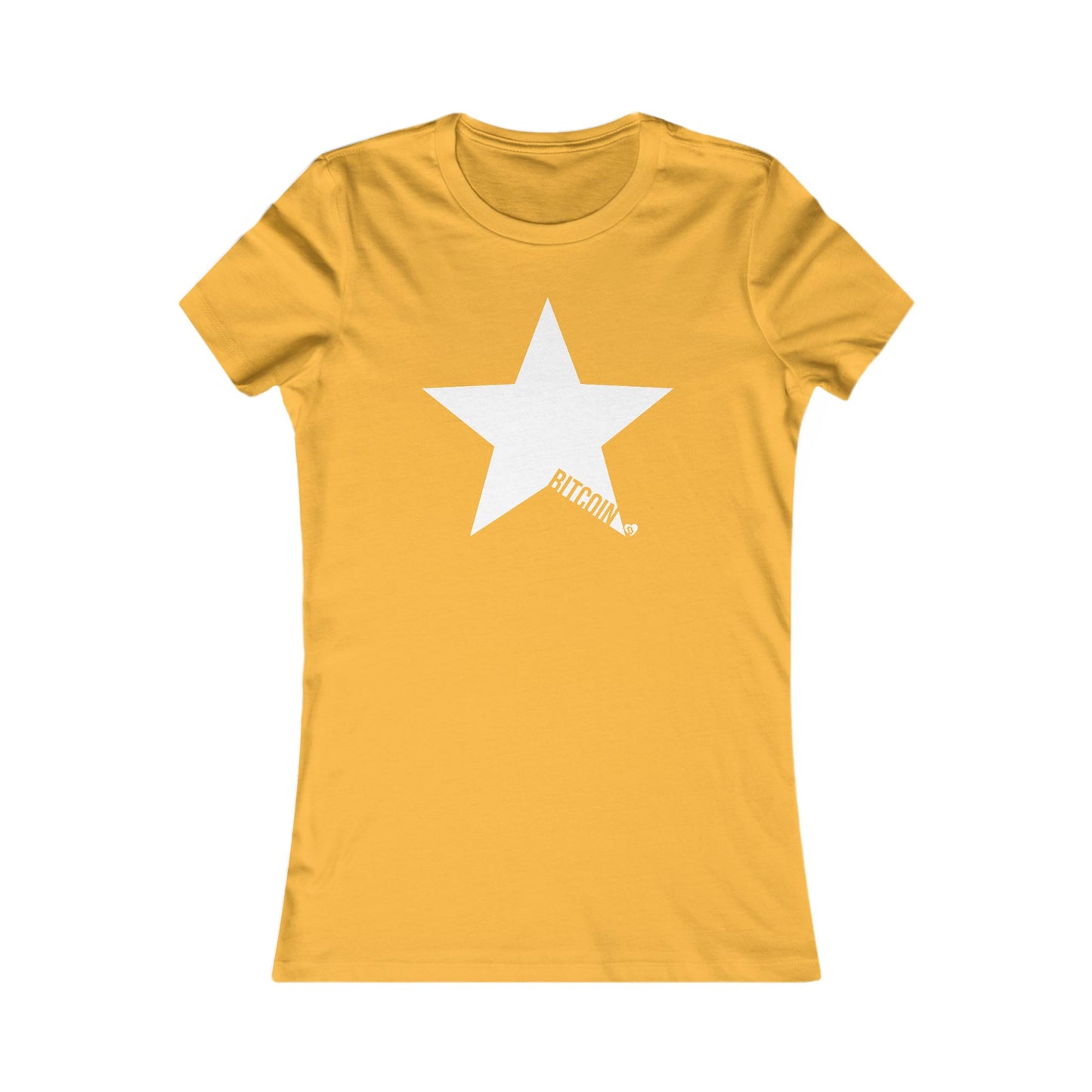Big Bitcoin Star Slim Fit T-Shirt