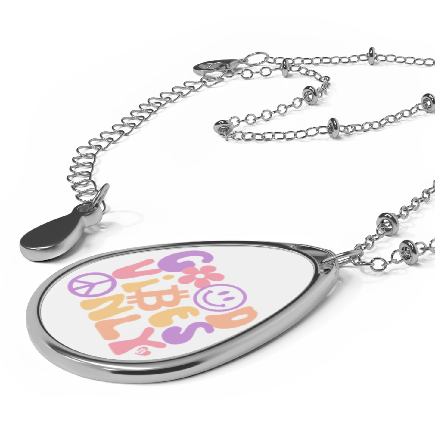 Good Vibes Only Bitcoin Necklace