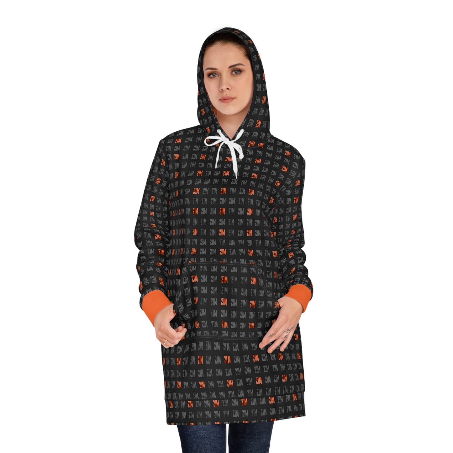 21 Million Grid Women's Hoodie Dress