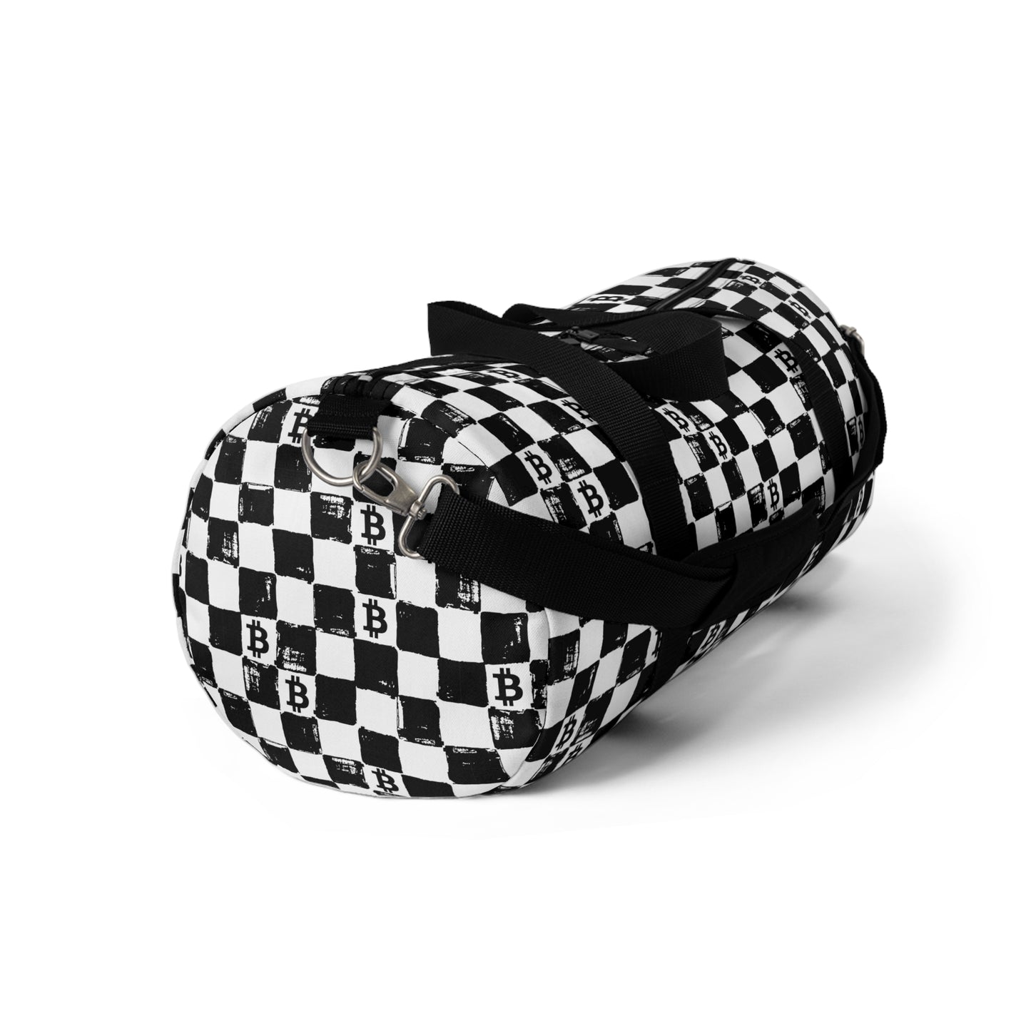 Chessboard Bitcoin Duffel Bag