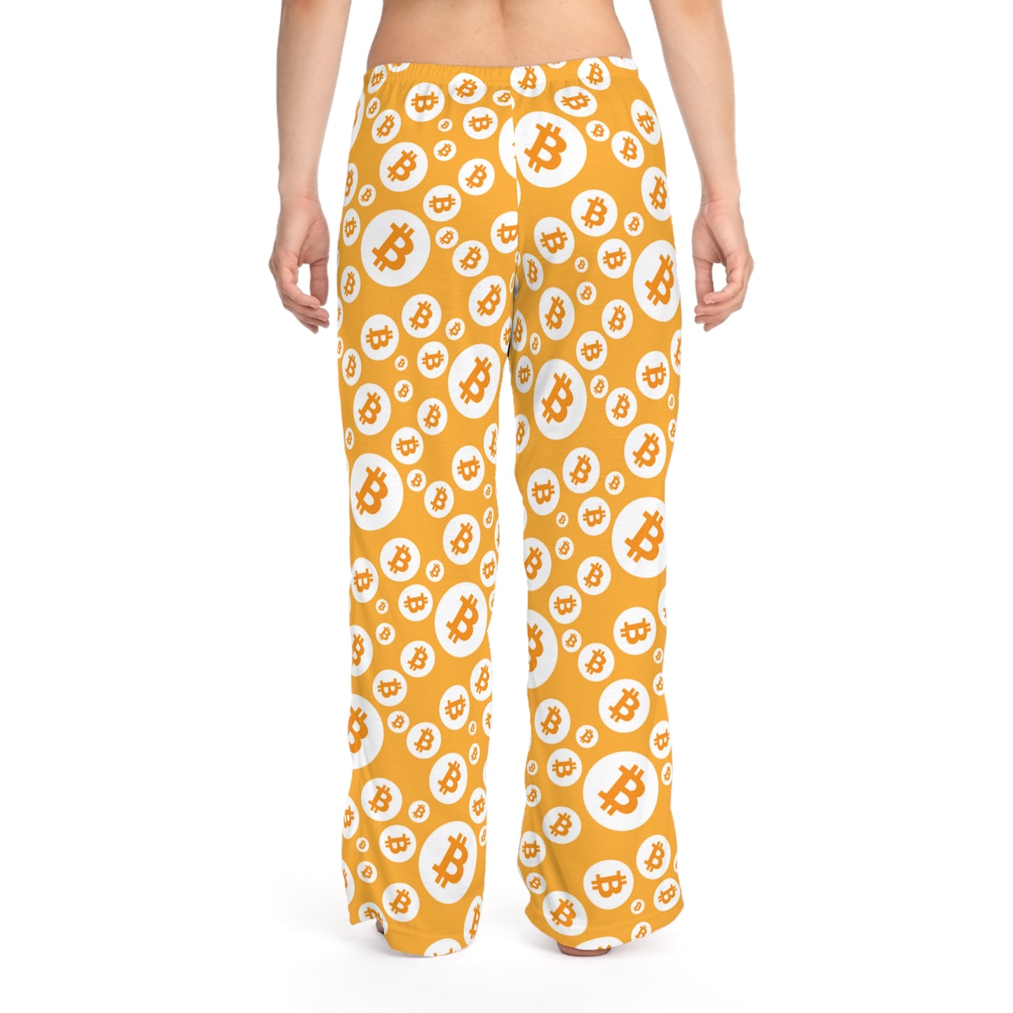 Bitcoin Symbol Polkadot Women's Pyjama Pants