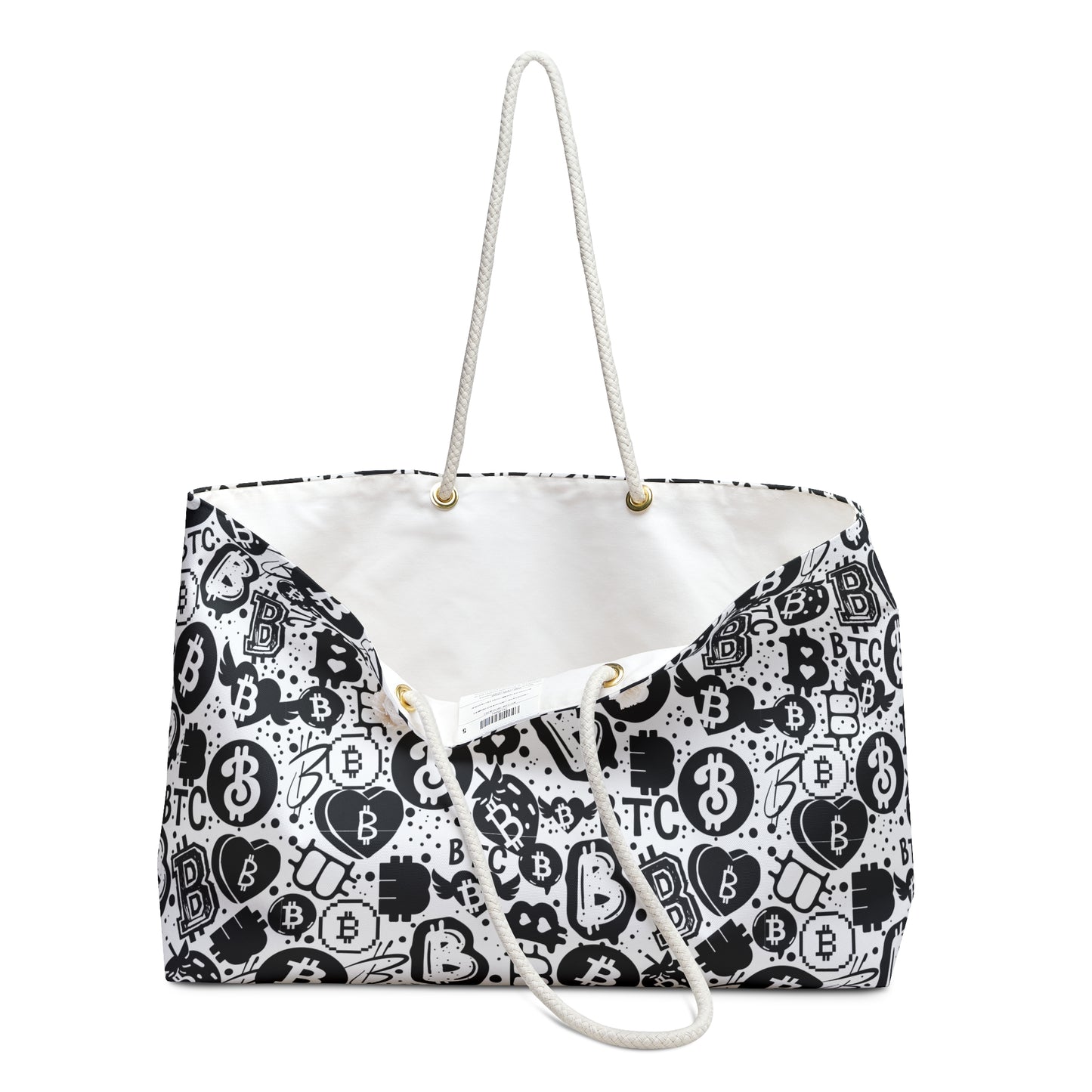 Read All About It Bitcoin Weekender Bag