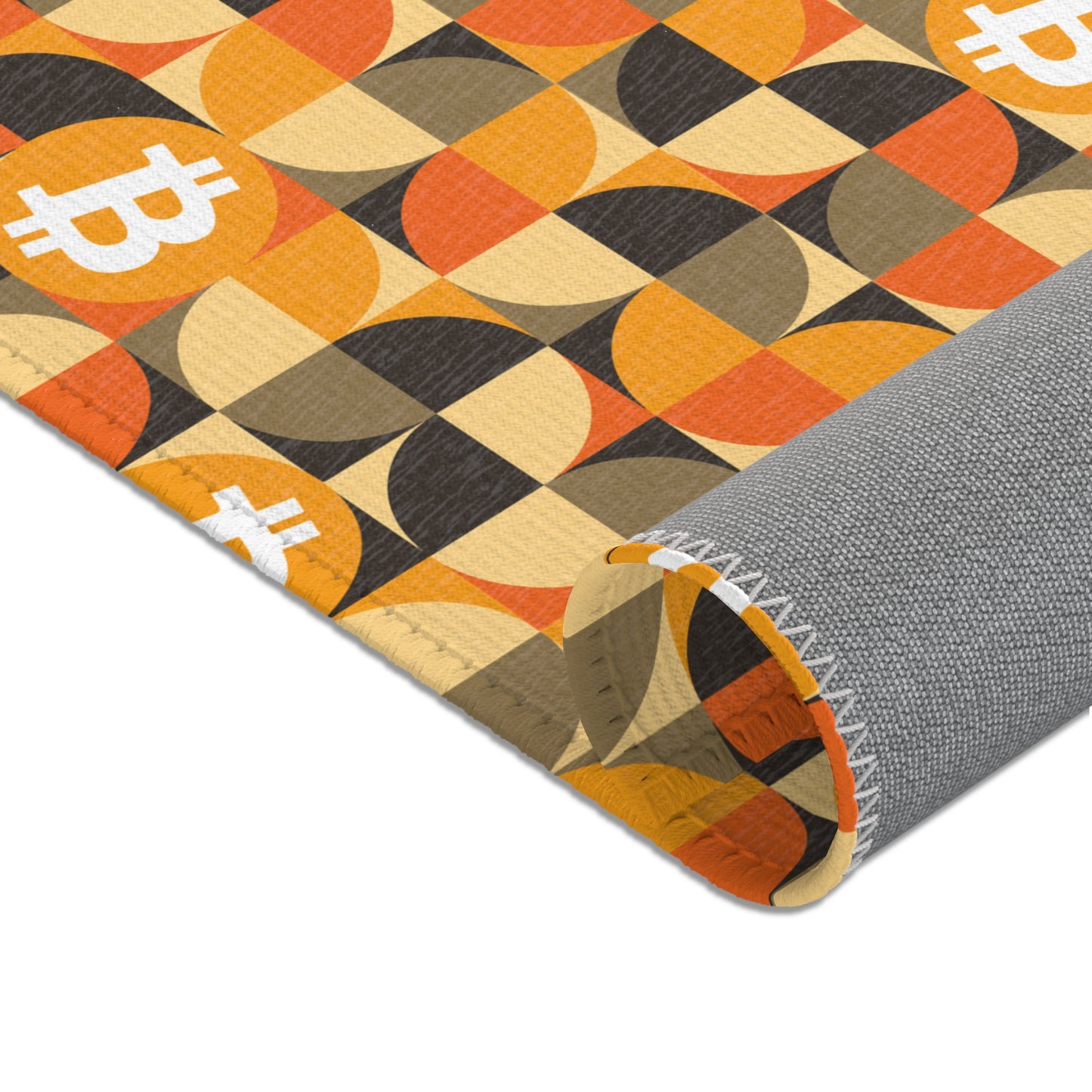 AirBTC Bitcoin Geo Area Rug