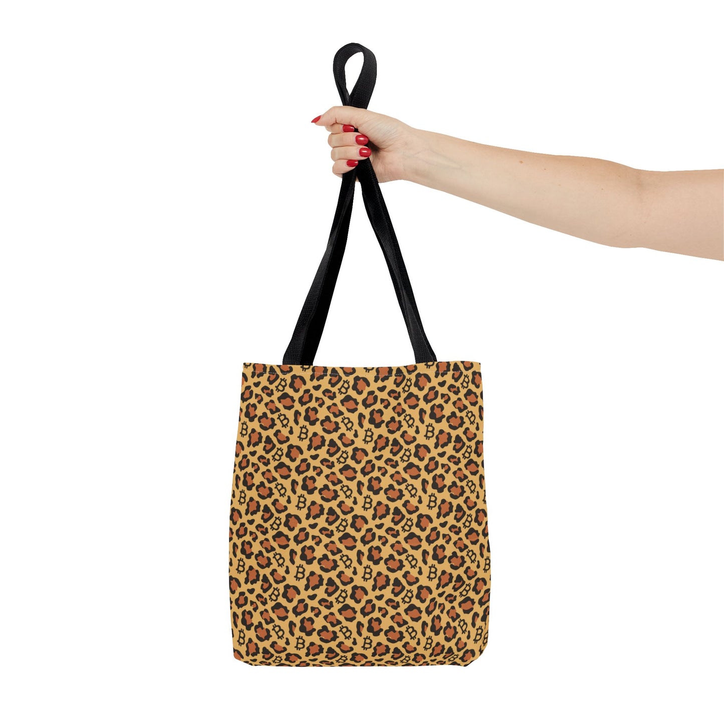 Leopard Print Bitcoin Tote Bag