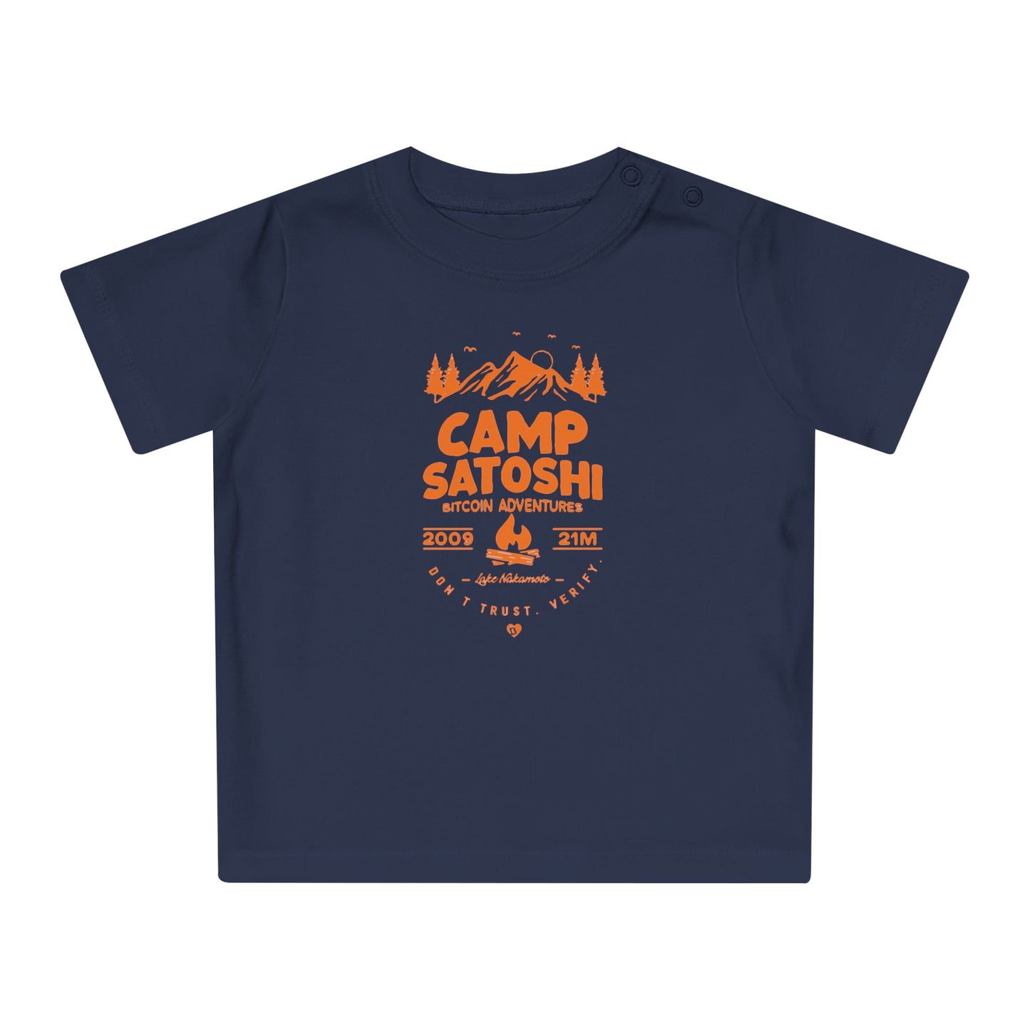 Camp Satoshi Organic Cotton Baby T-Shirt