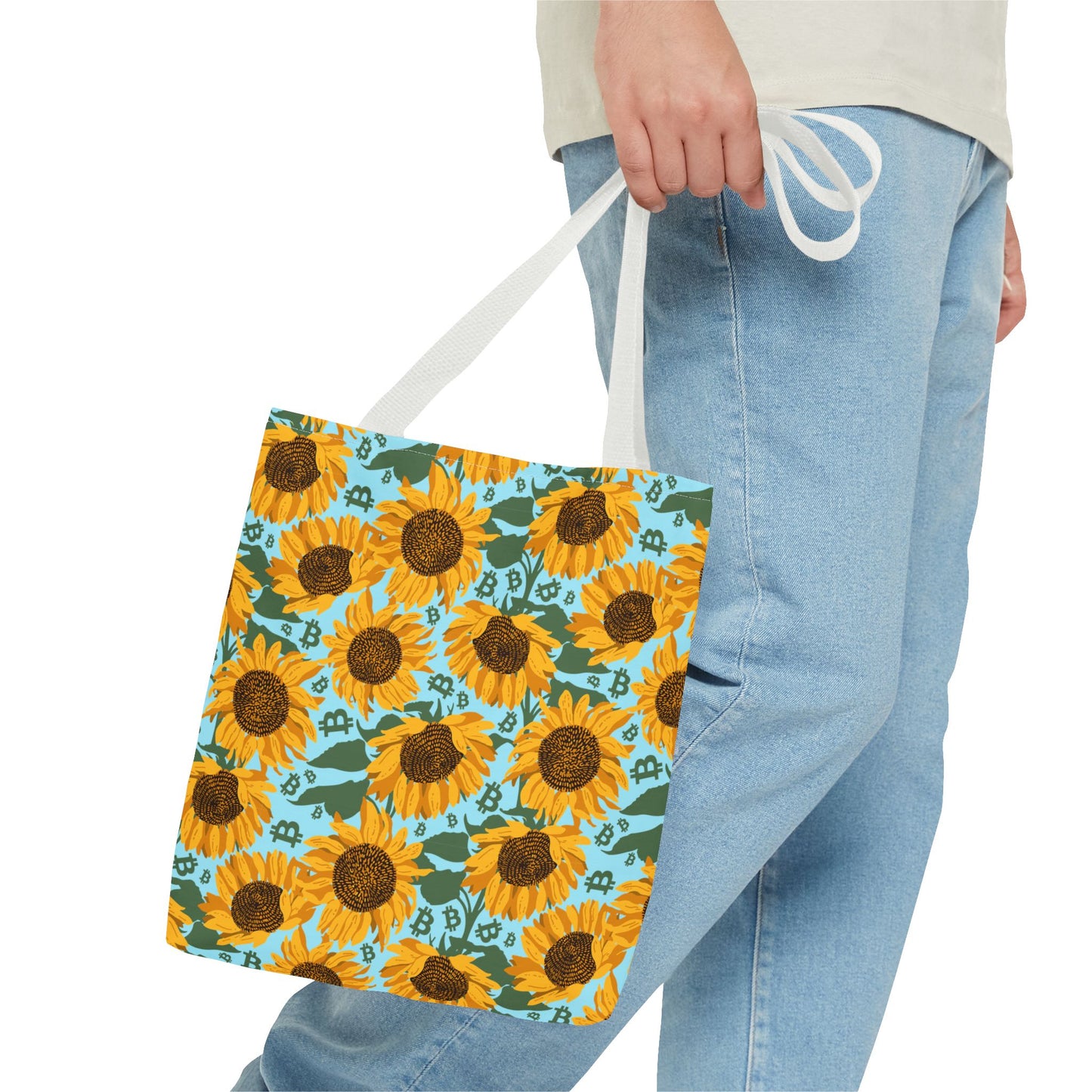 Bitcoin Sunflowers Tote Bag