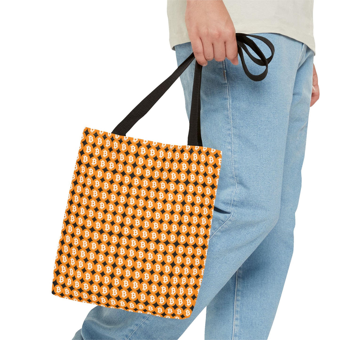 Mini Bitcoin Symbols Tote Bag