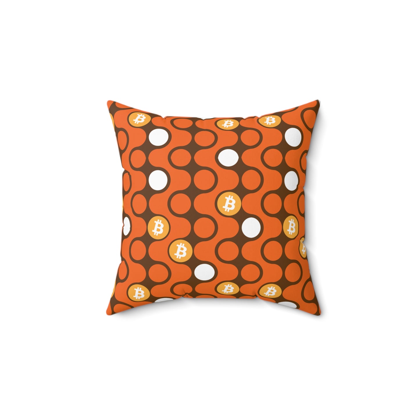 AirBTC Bitcoin Nanna Square Pillow