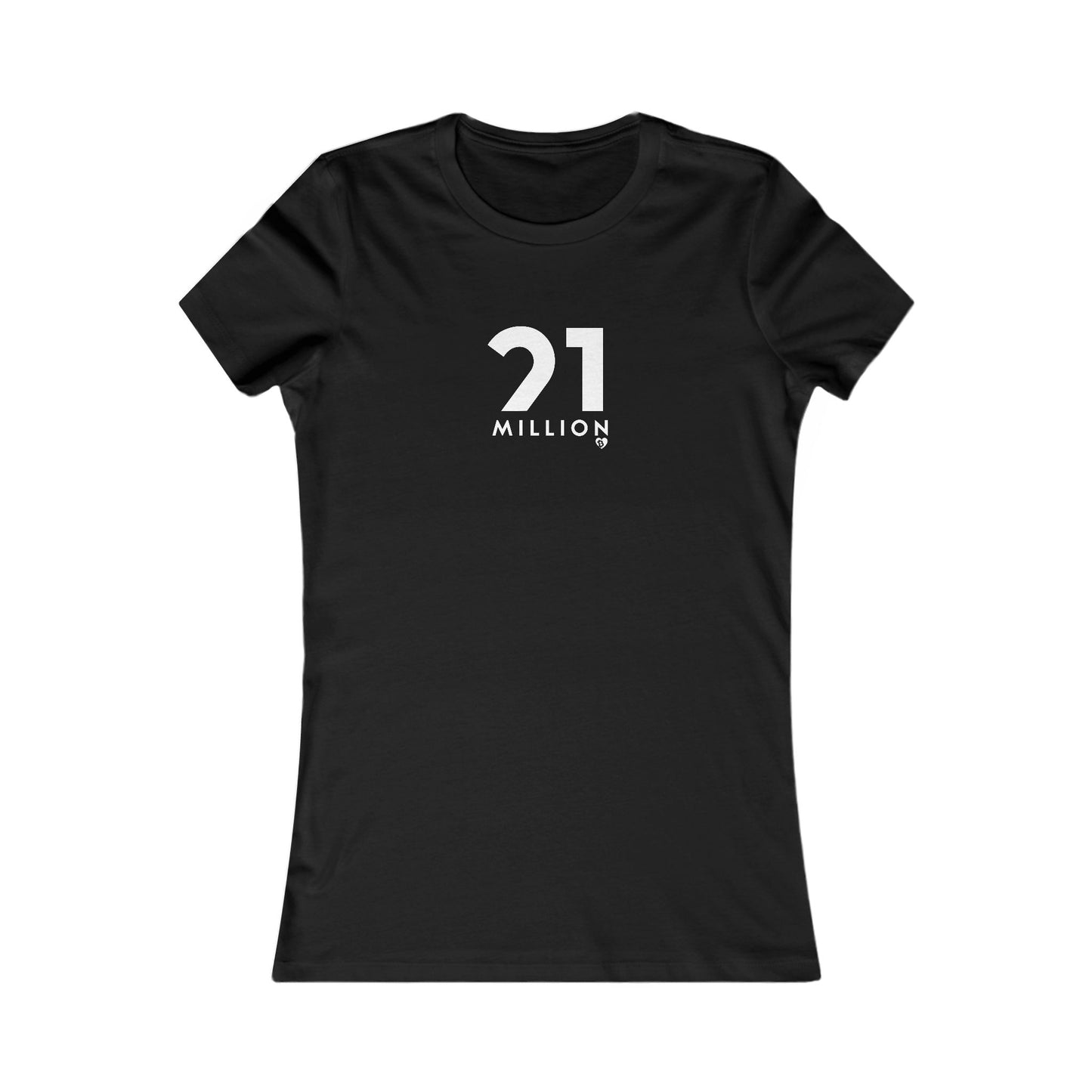 21 Mill Bitcoin Emblem Slim Fit T-Shirt