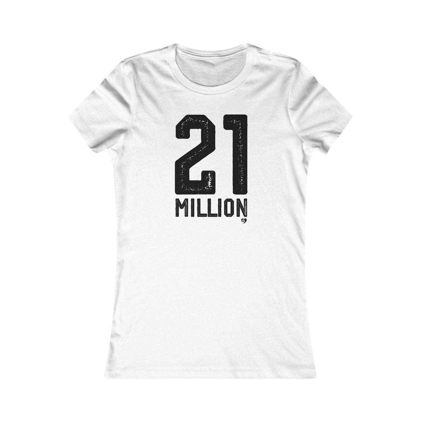 'No. 21 Million' Bitcoin Slim Fit T-Shirt