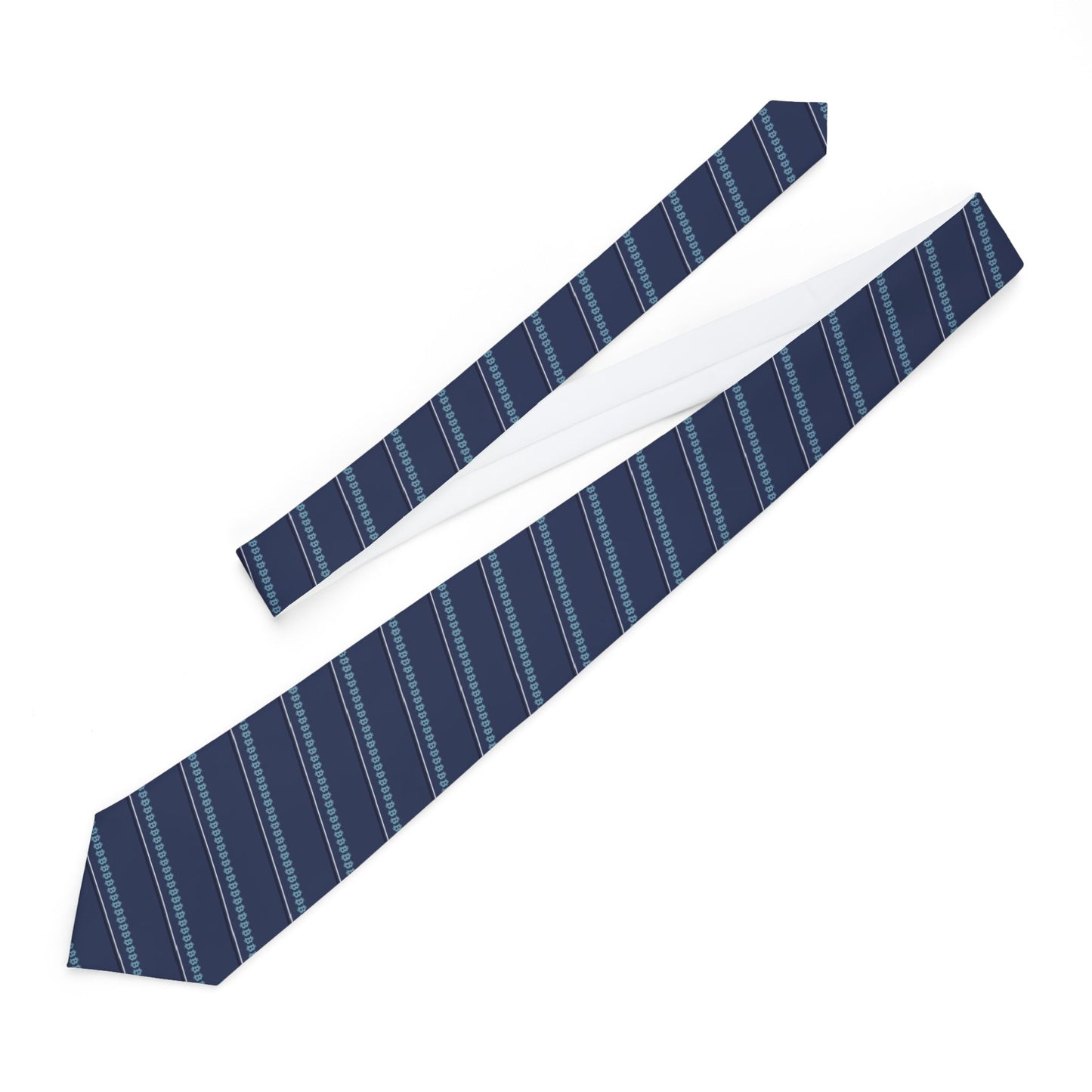 Blue Bitcoin Barrister Necktie