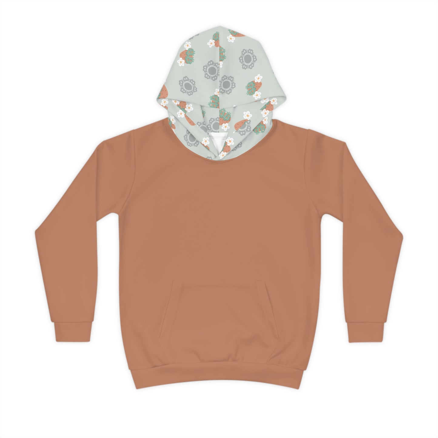 Fruity Flowers Strawberry Bitcoin Kid's Hoodie