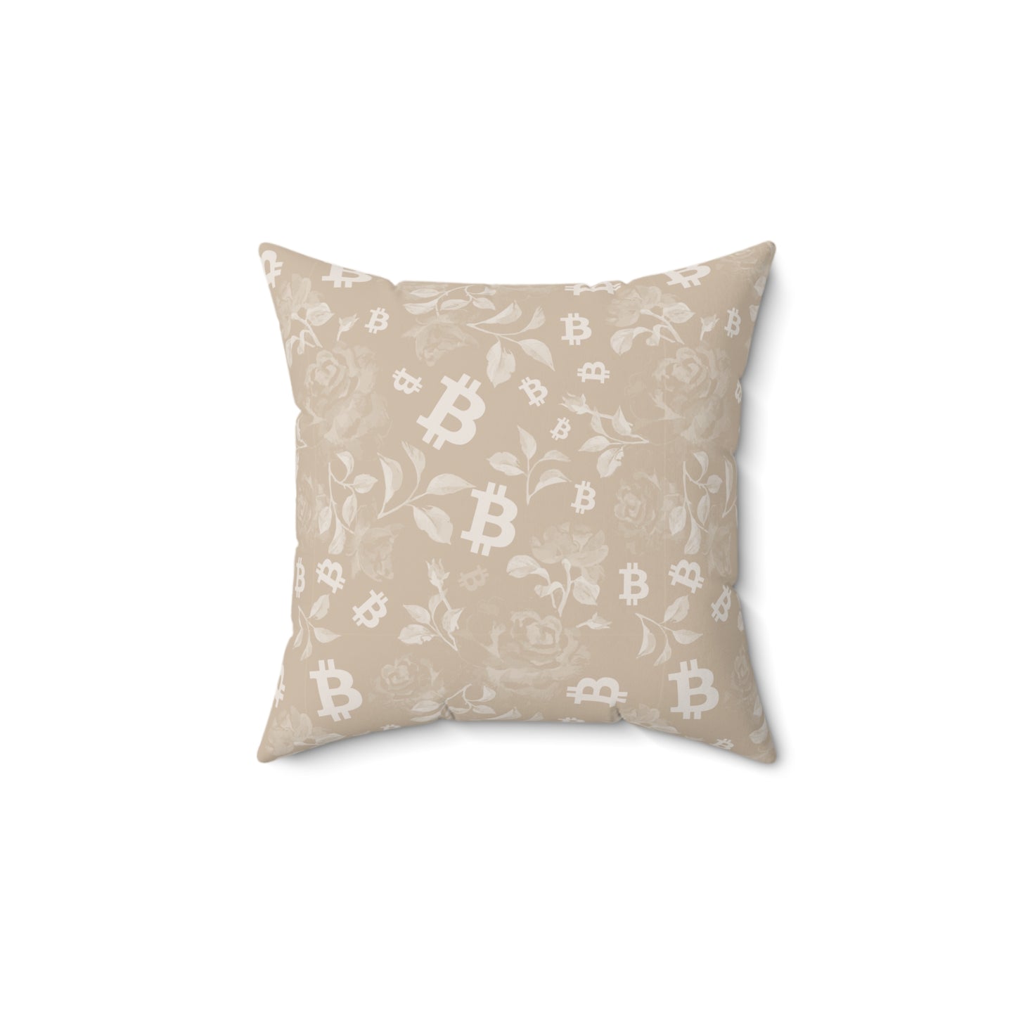 Stack Sandy Roses Square Pillow