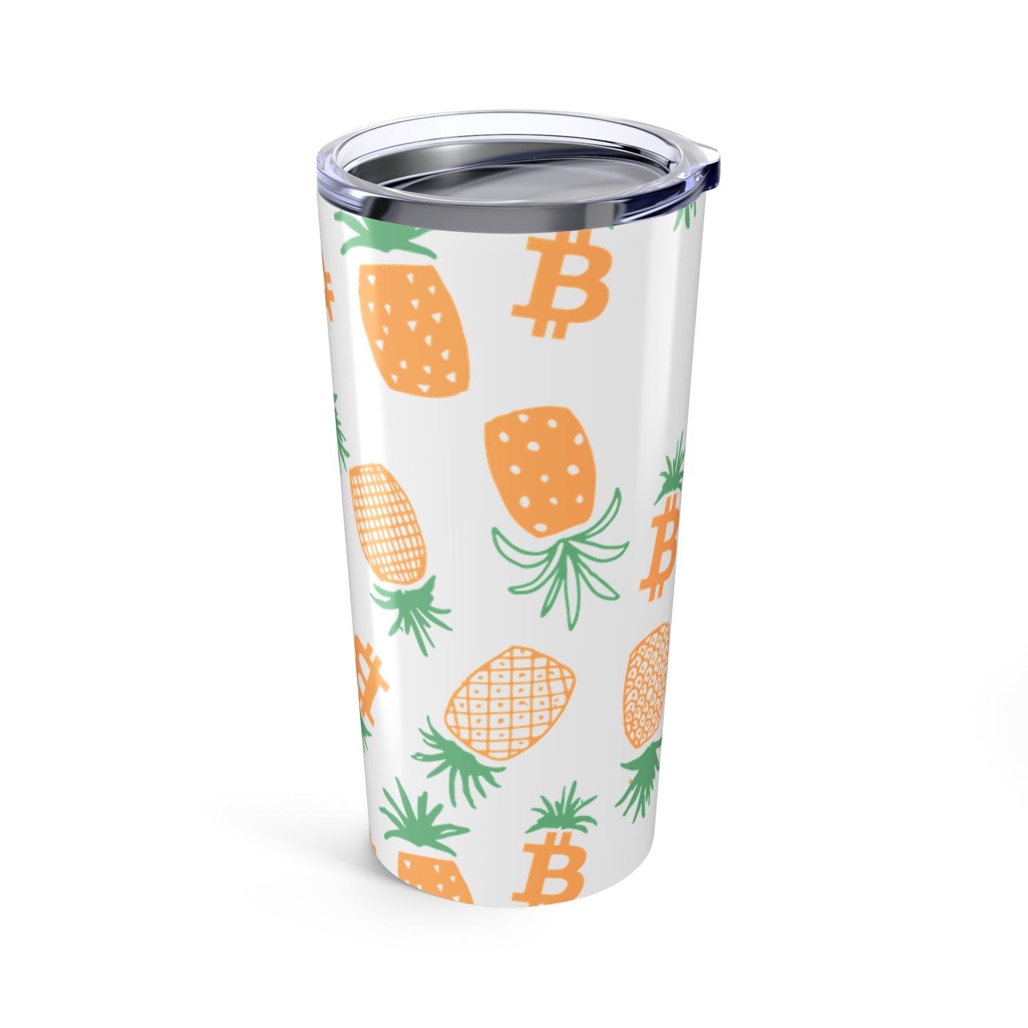 Bitcoin Pineapple Tumbler 20oz