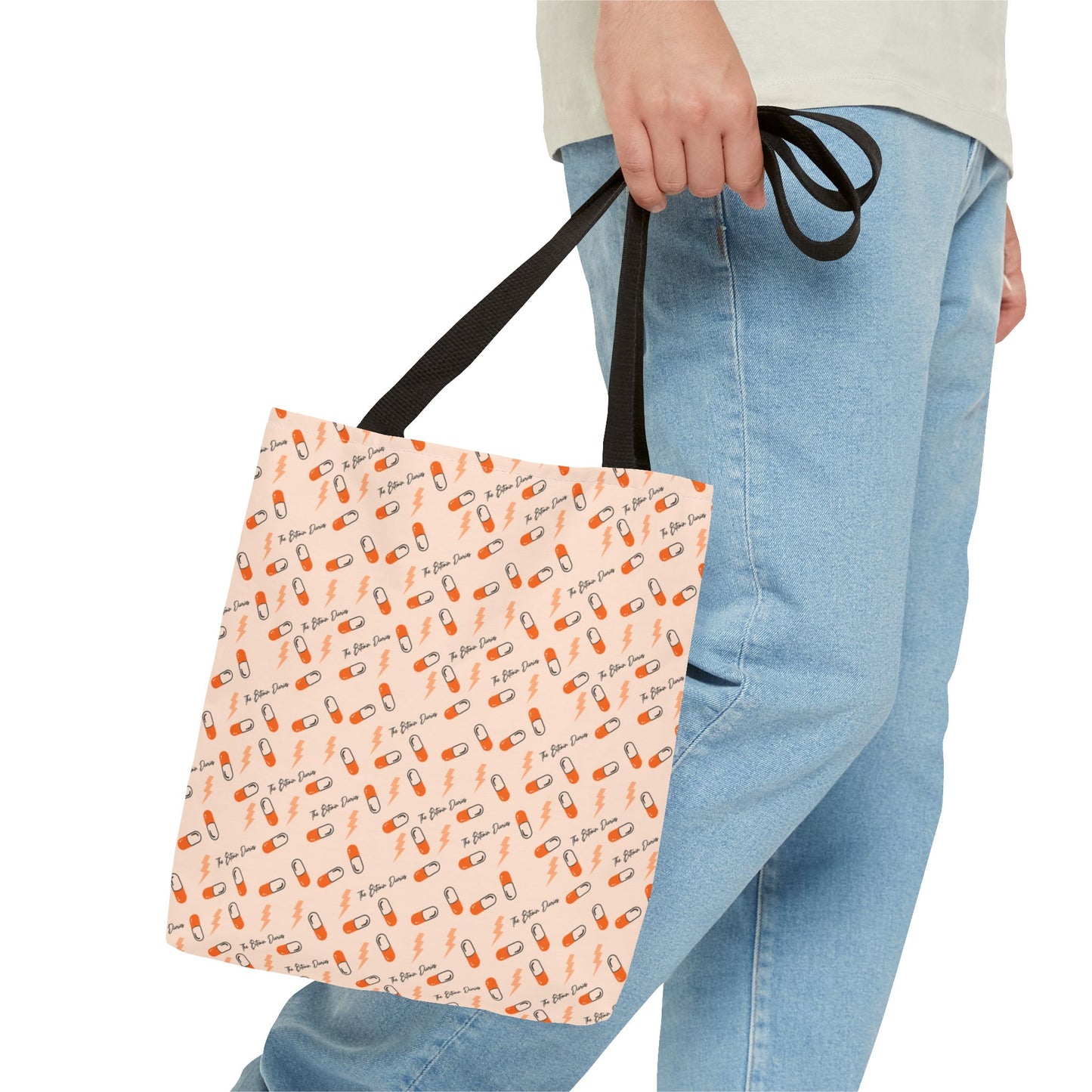 Orange Pill Tote Bag