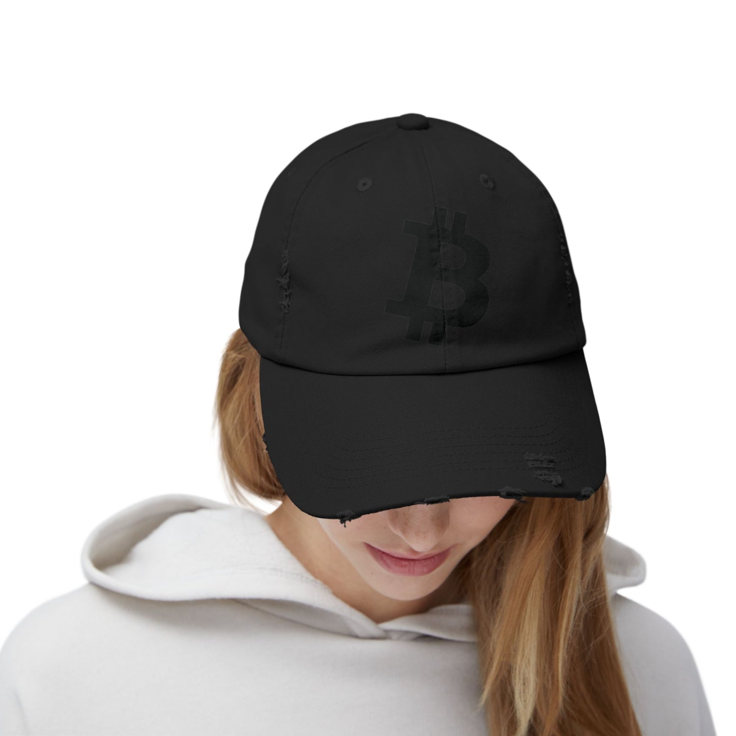 Bitcoin Stealth Logo Printed Hat