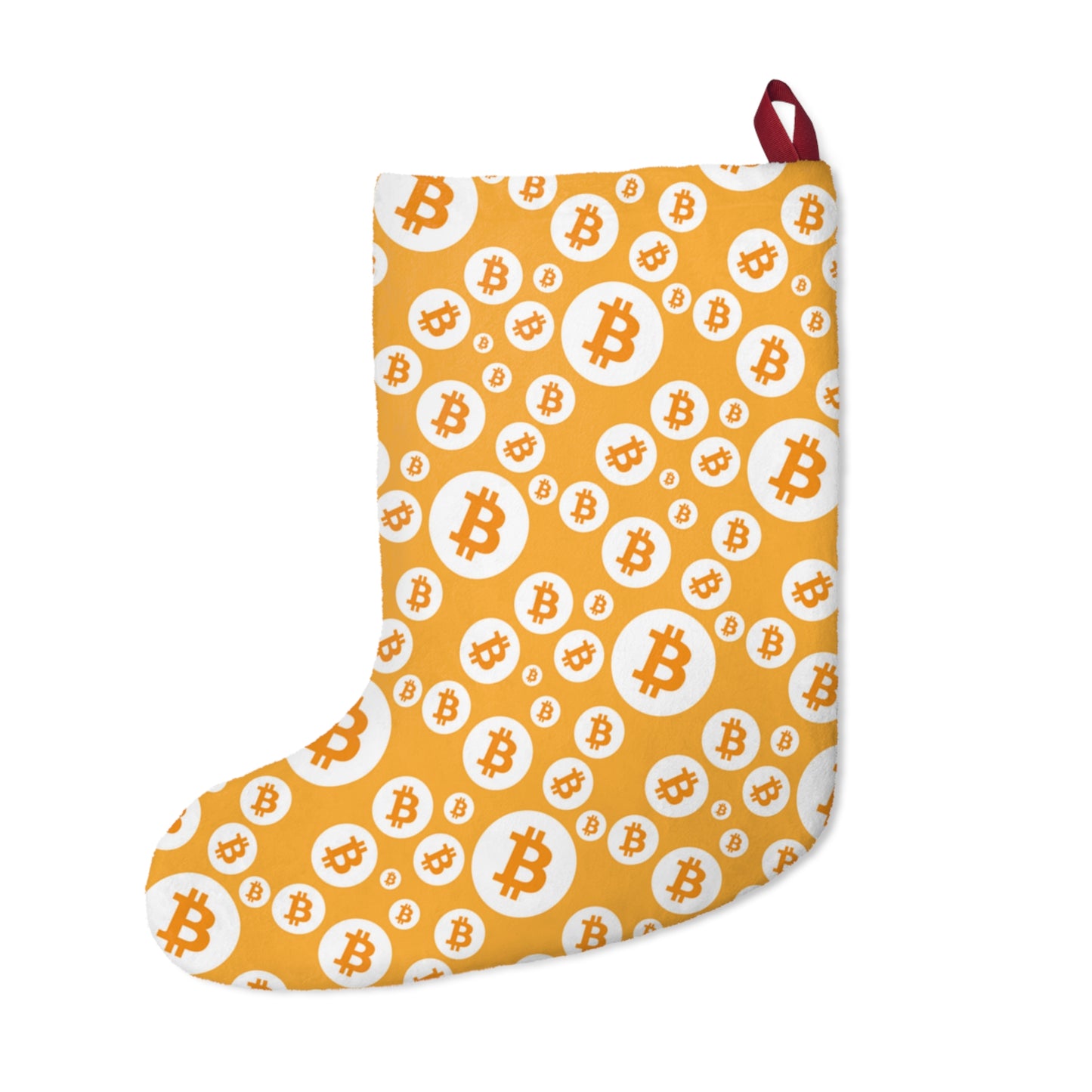 Bitcoin Polkadot Christmas Stocking