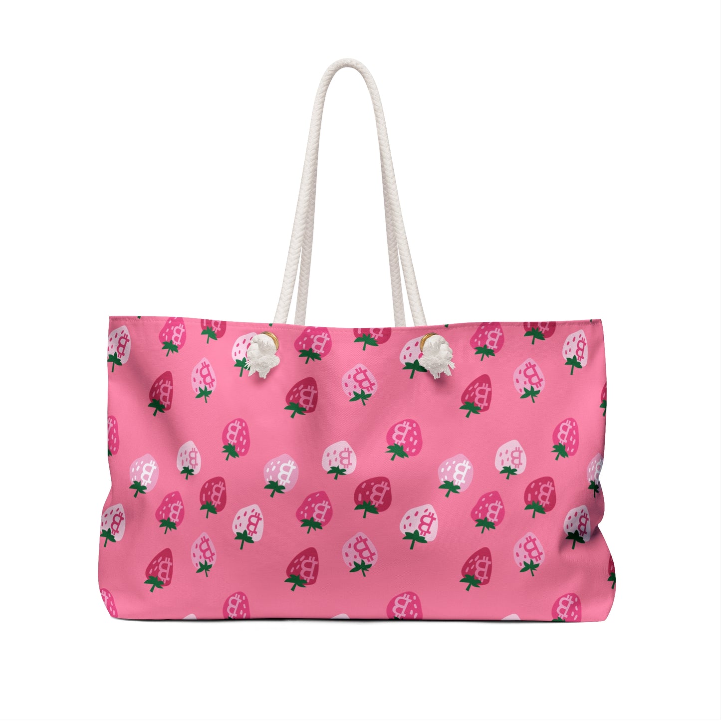 StrawBerry Bitcoin Weekender Bag