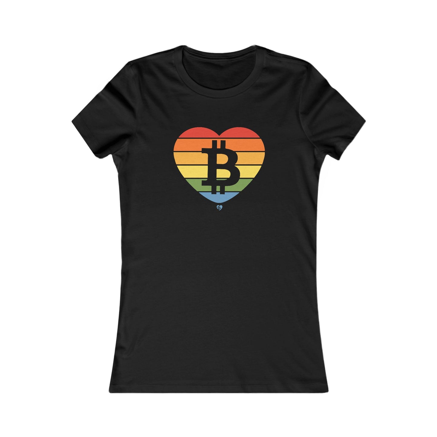 Bitcoin Rainbow OG Women's Slim Fit T-Shirt