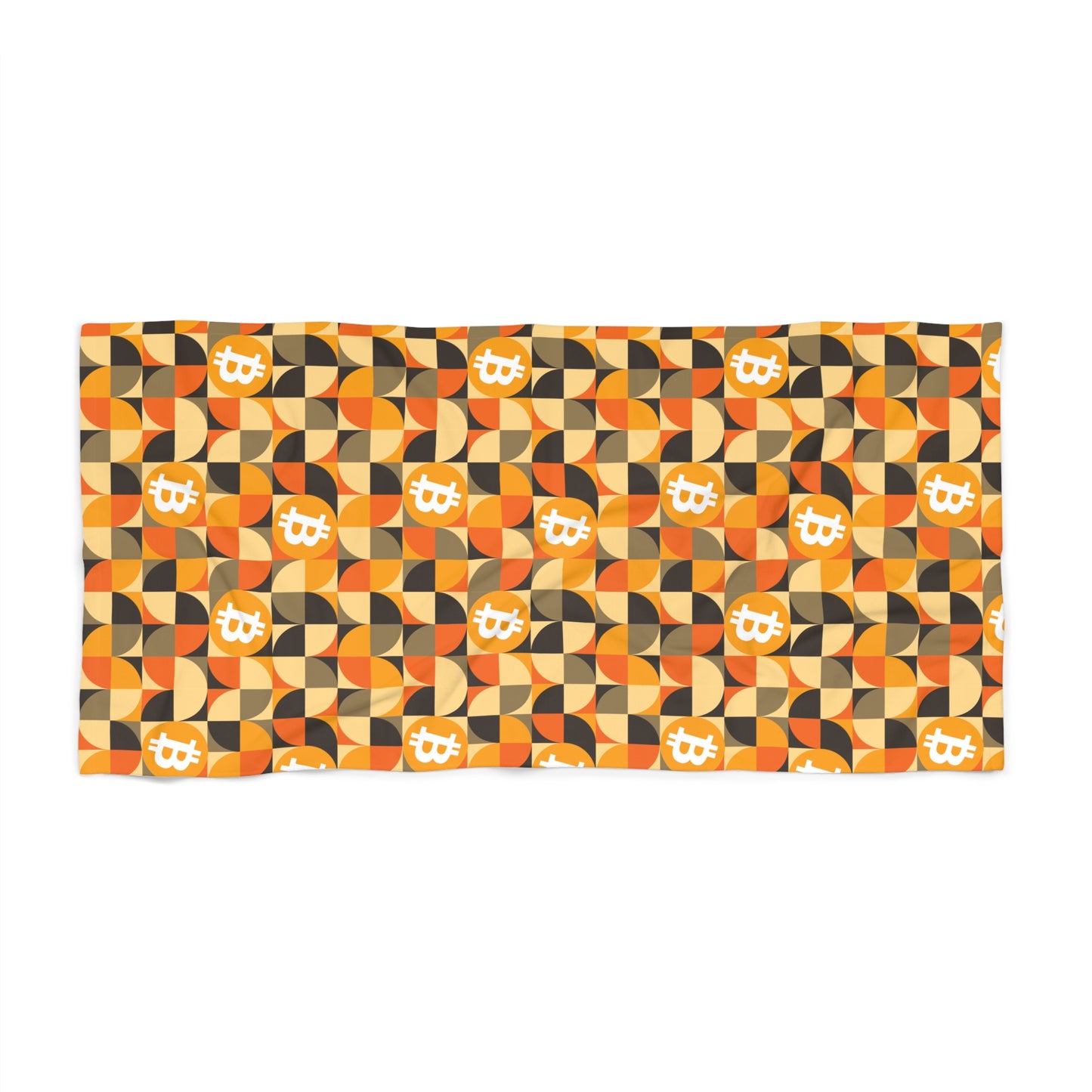 AirBTC Bitcoin Geo Full Size Towel
