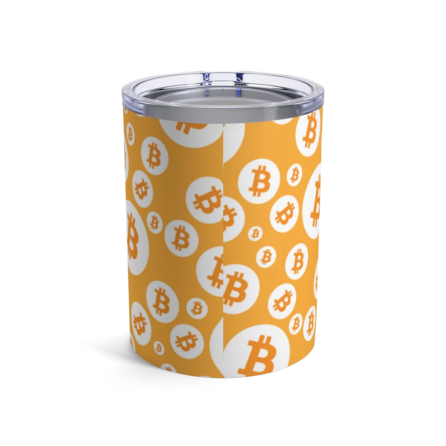 Bitcoin Symbols Polkadot Tumbler 10oz