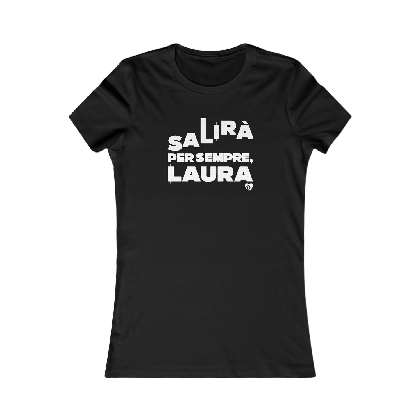 'Salirà per sempre, Laura' Bitcoin Worldwide Slim Fit T-Shirt