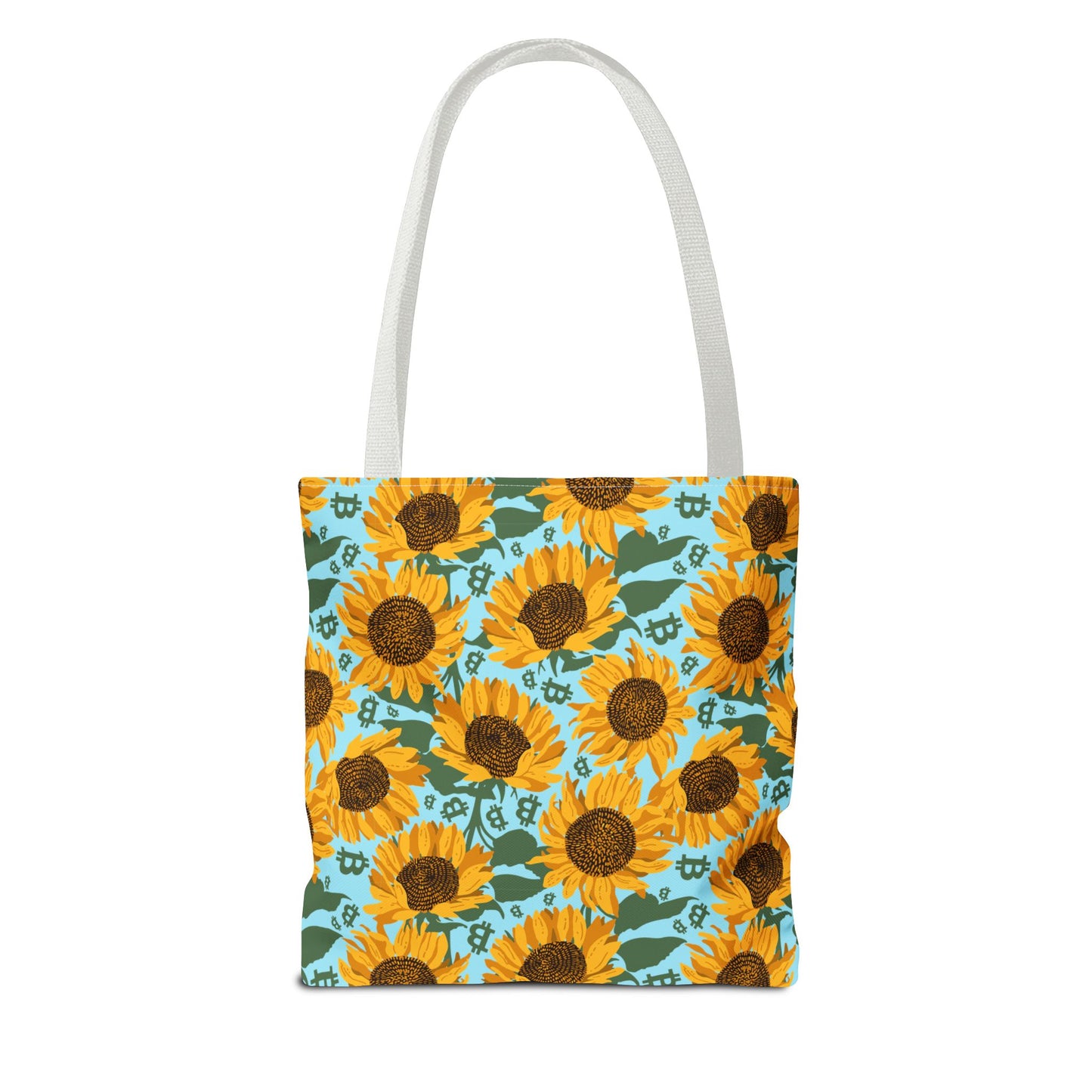 Bitcoin Sunflowers Tote Bag