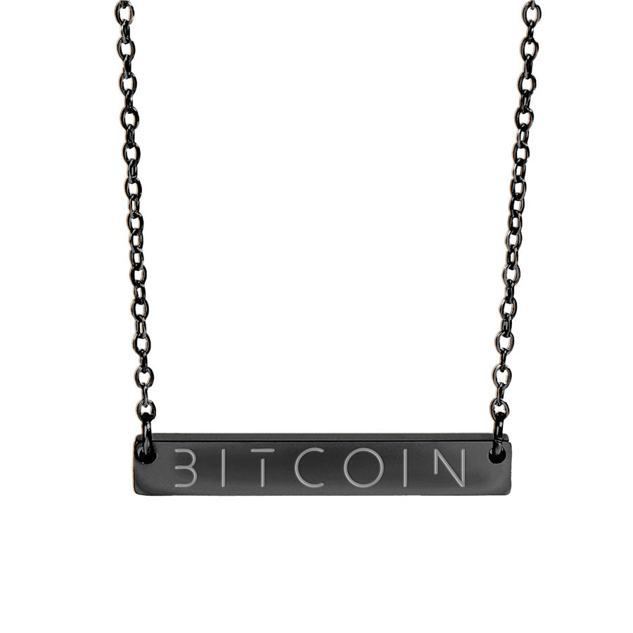 bitcoin future pendant necklace
