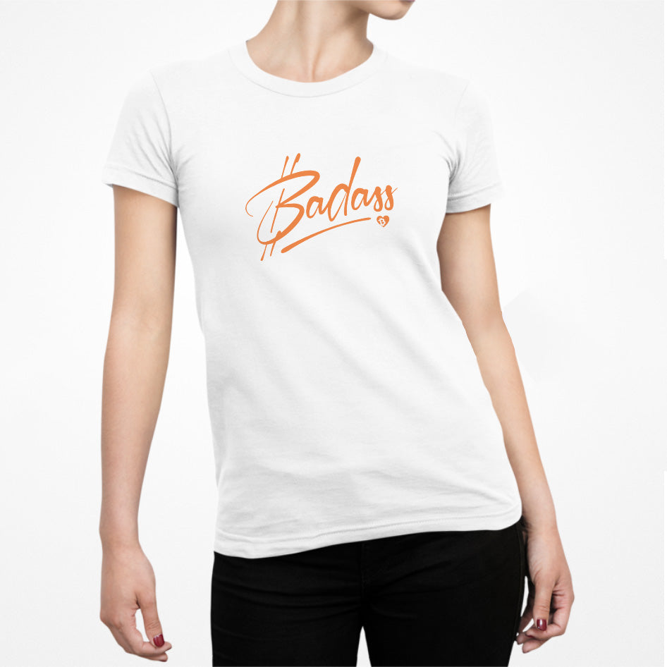 Bitcoin Badass Slim Fit Women's T-Shirt