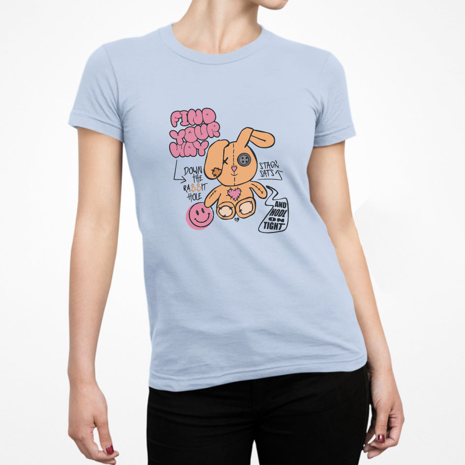 Down The Rabbit Hole Slim Fit T-Shirt