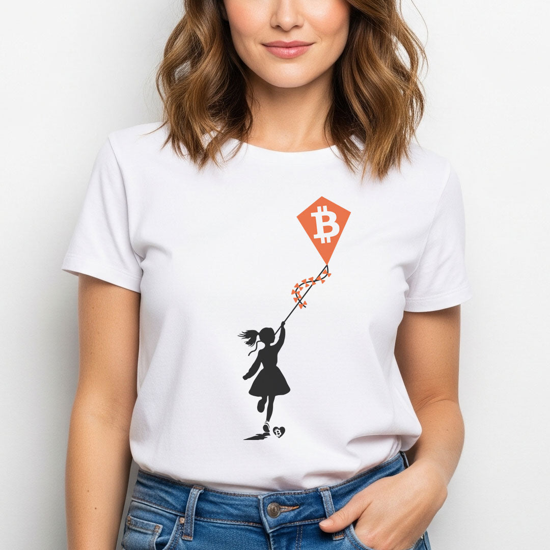 Bitcoin Fly High Women’s Organic T-Shirt